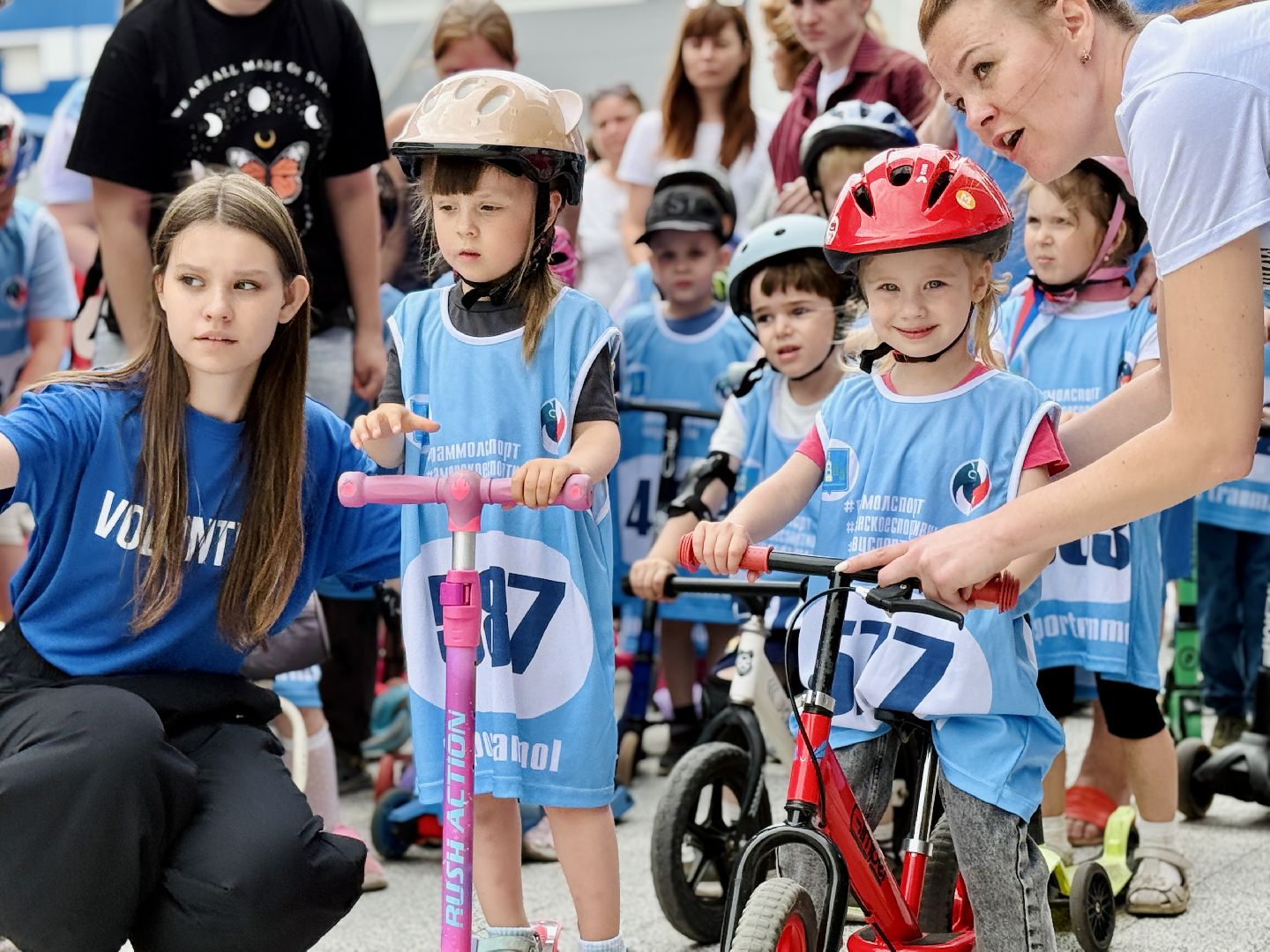 Раменское , Забег на беговелах и самокатах, Детский забег , Масс-старт,