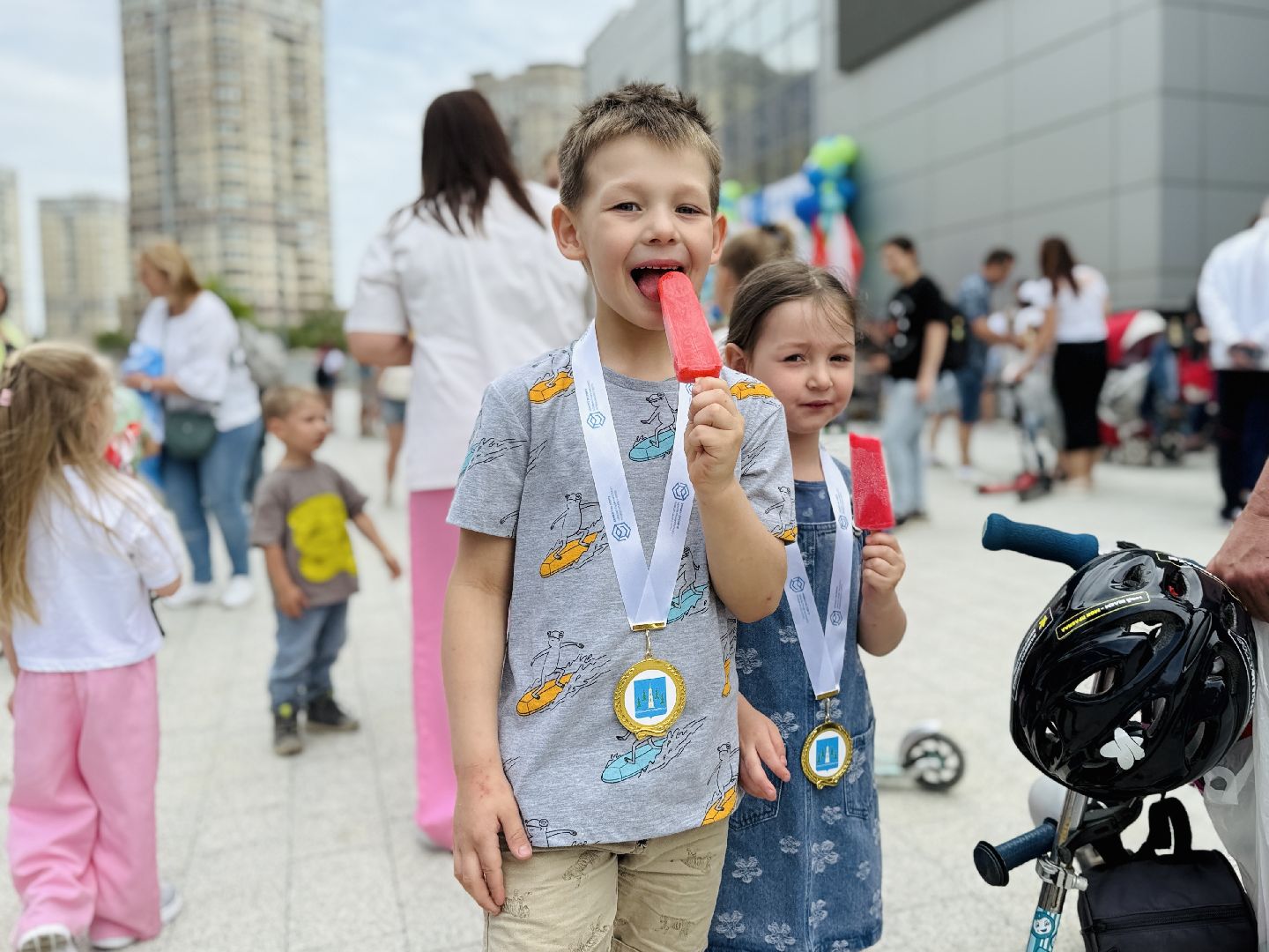 Раменское , Забег на беговелах и самокатах, Детский забег , Масс-старт,