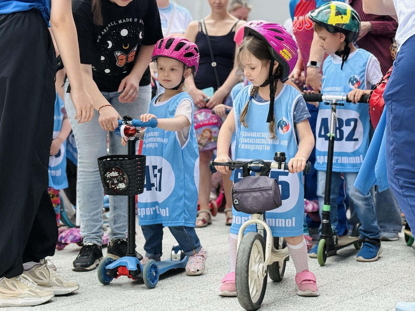 Раменское , Забег на беговелах и самокатах, Детский забег , Масс-старт,