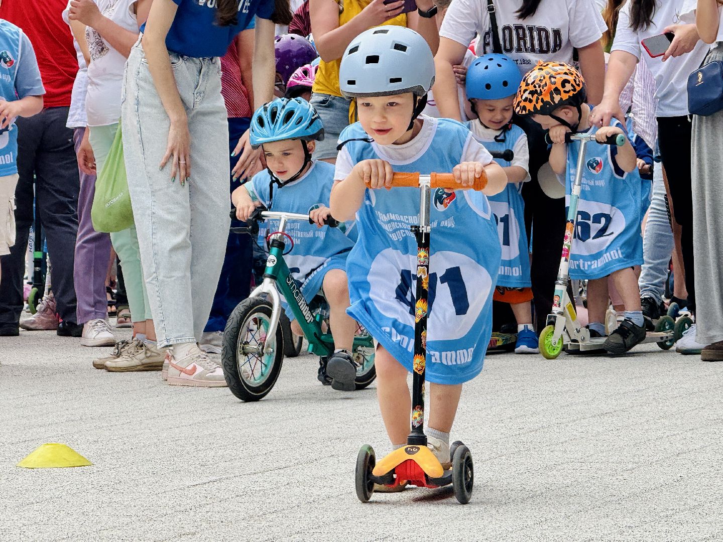 Раменское , Забег на беговелах и самокатах, Детский забег , Масс-старт,