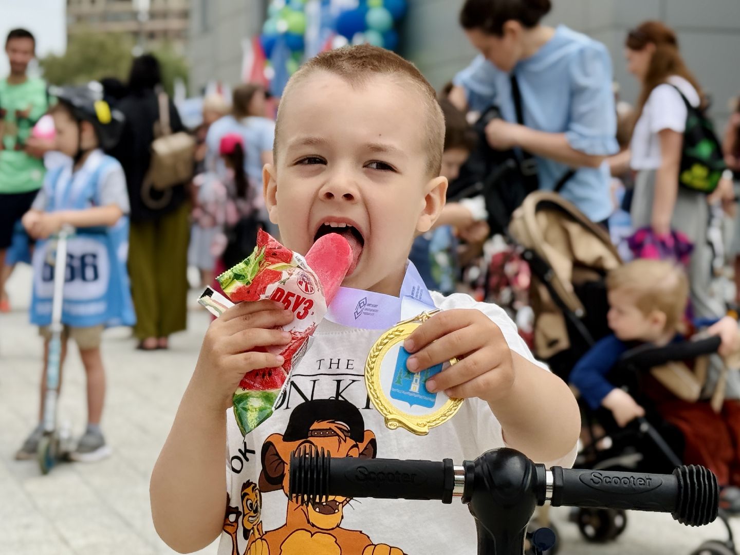 Раменское , Забег на беговелах и самокатах, Детский забег , Масс-старт,