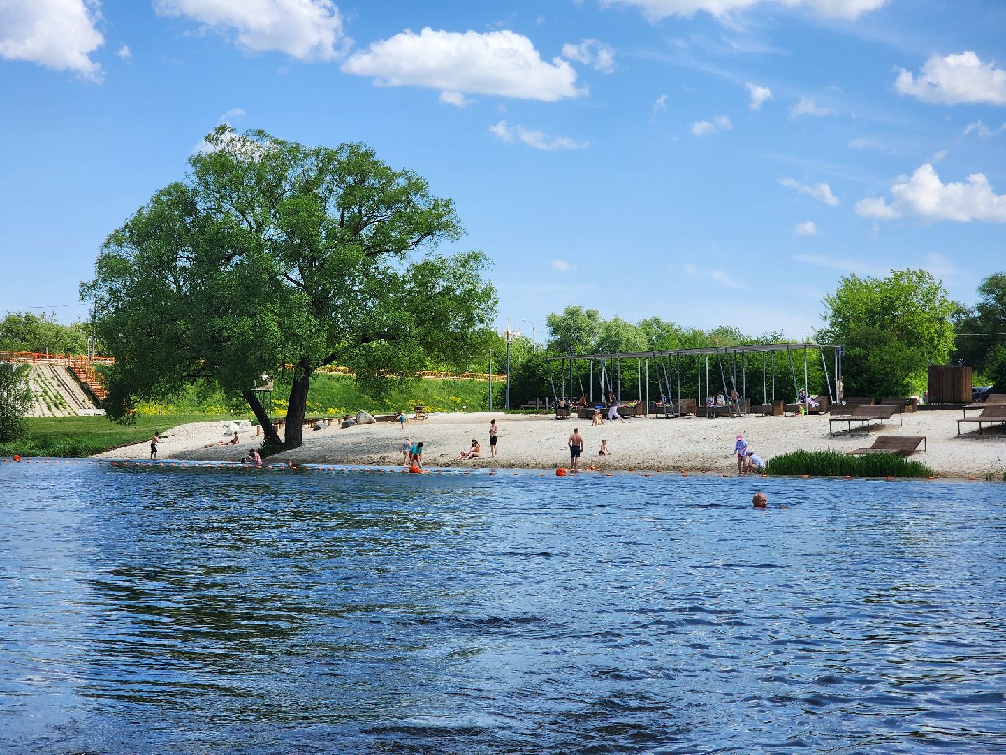 Зарайск, Лето, Пляж, Купальный сезон,
