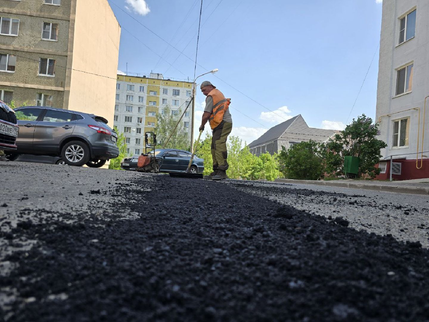 можайск, можайский муниципальный округ, подмосковье, дороги, ремонт дорог, ямочный ремонт,