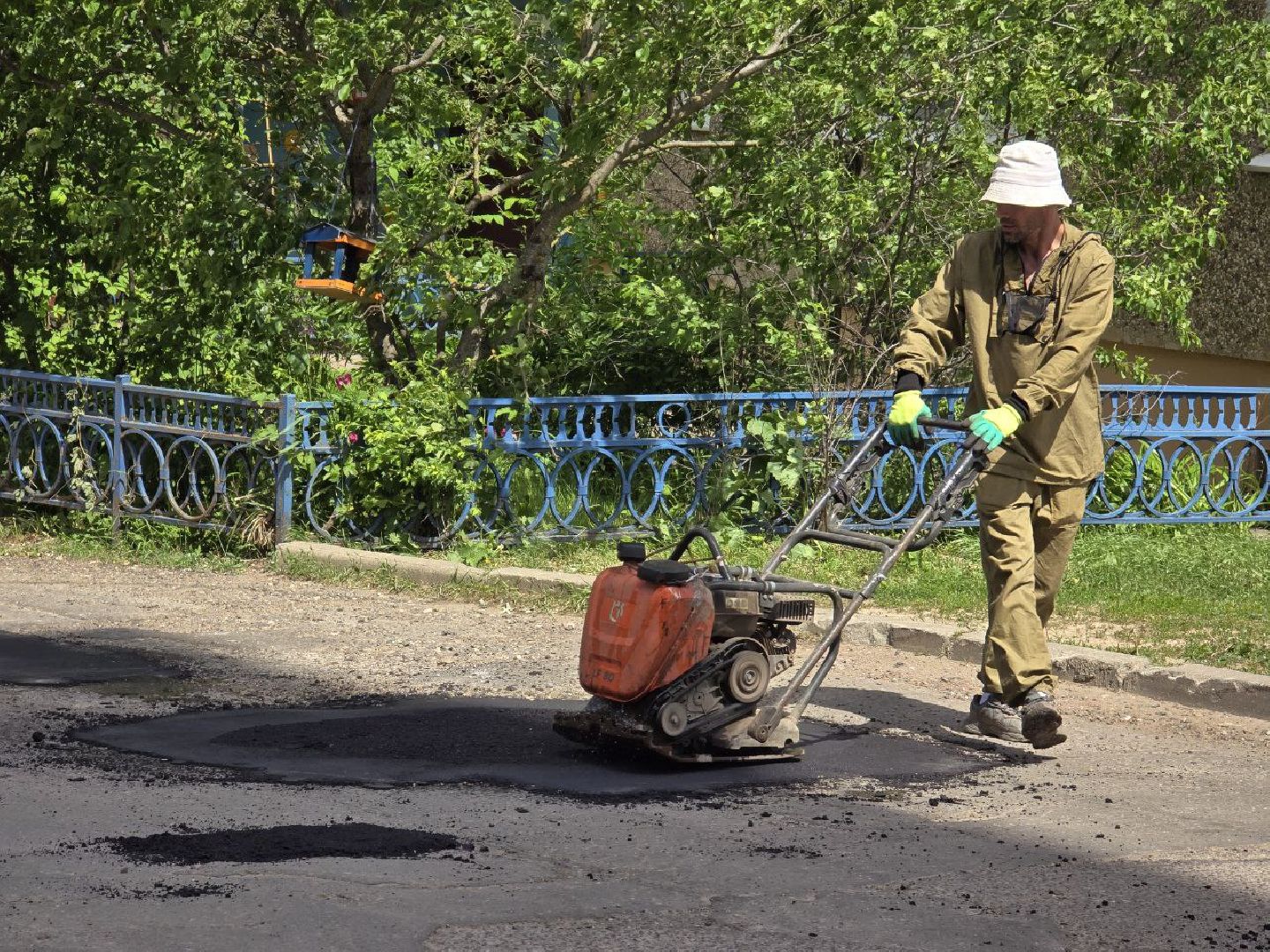 можайск, можайский муниципальный округ, подмосковье, дороги, ремонт дорог, ямочный ремонт,