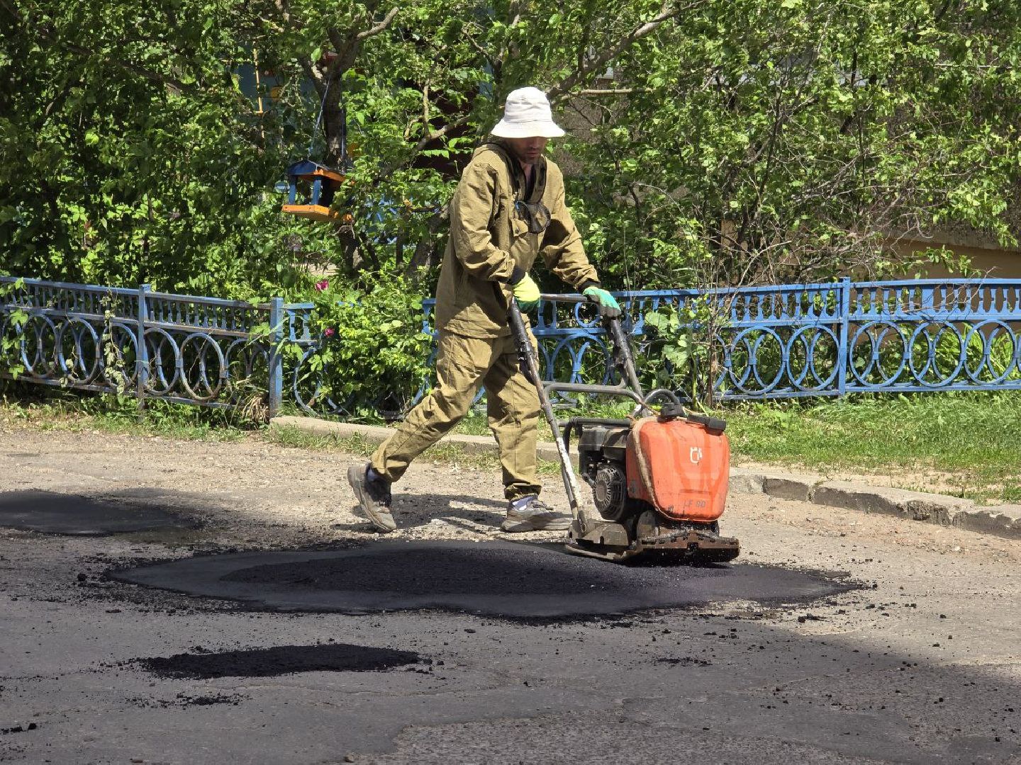 можайск, можайский муниципальный округ, подмосковье, дороги, ремонт дорог, ямочный ремонт,