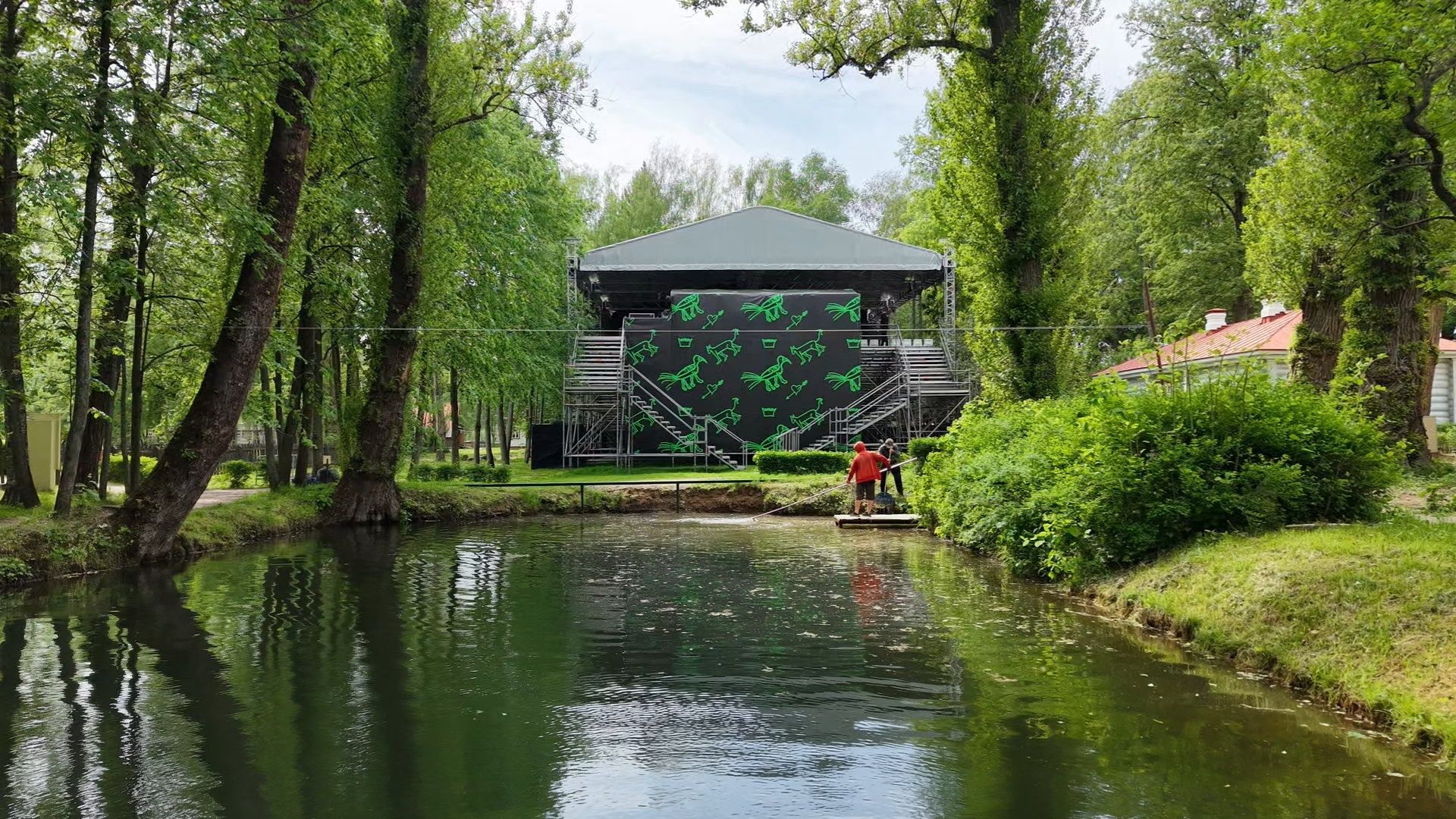 видео с коптера, фестиваль мелиховская весна, фестиваль в чехове,