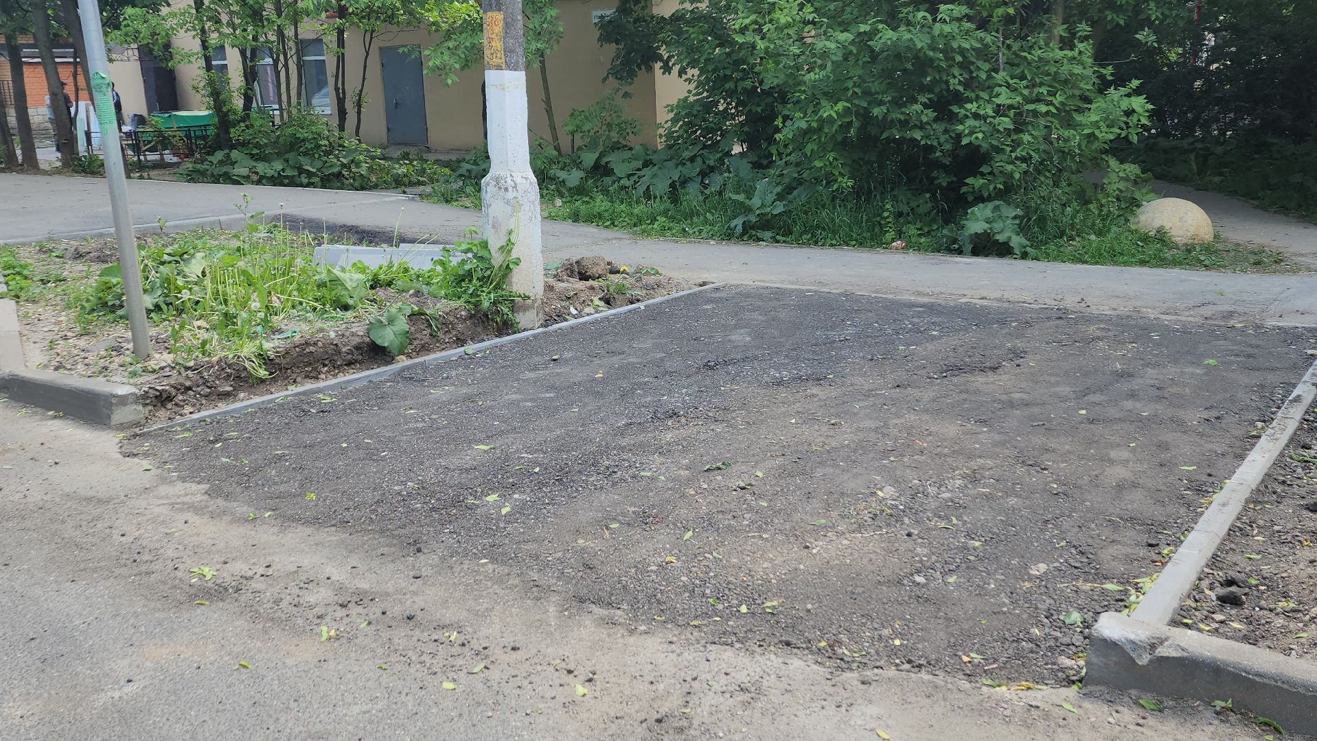 пушкино, пешеходная разметка, пешеходный переход, асфальтирование, коммунальная служба, бордюры,