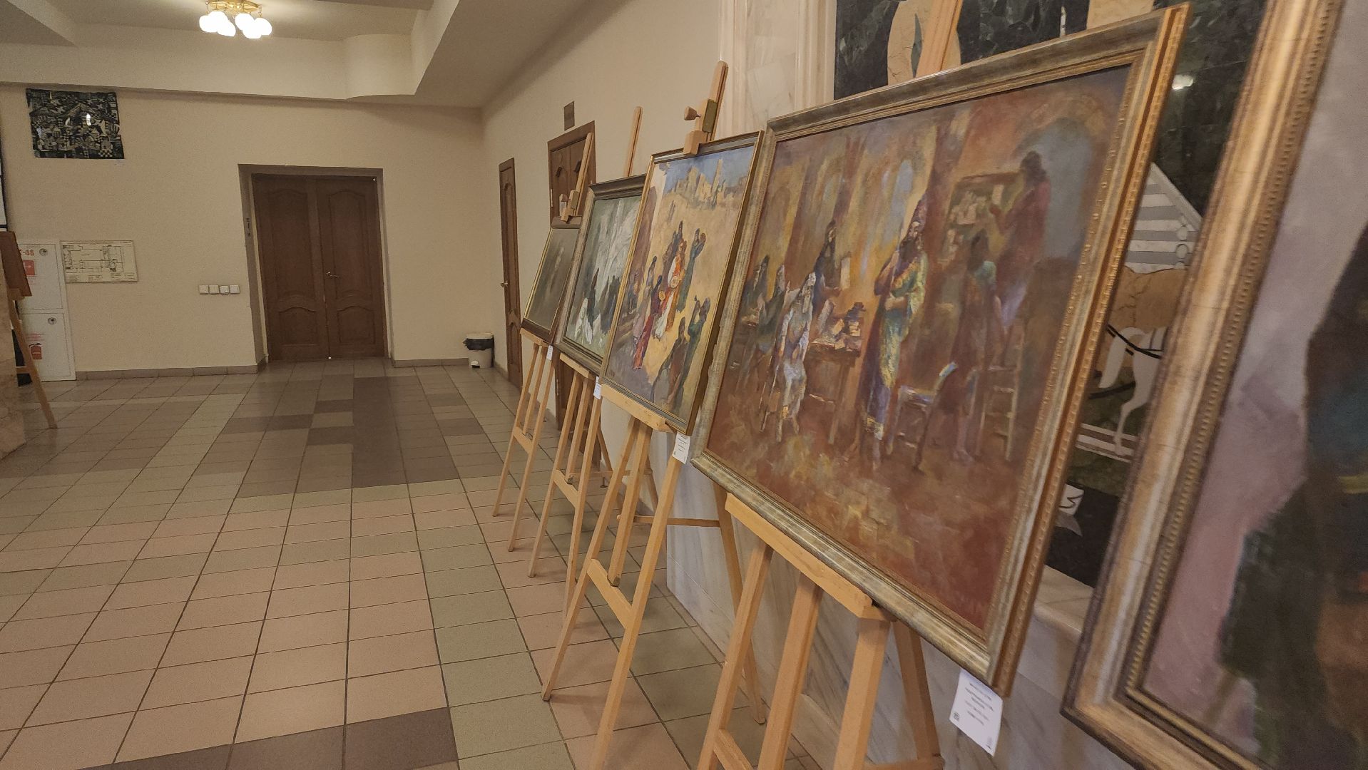 долгопрудный, ассирийские художники, дк вперед, джуна, древний мир, выставка, живопись,