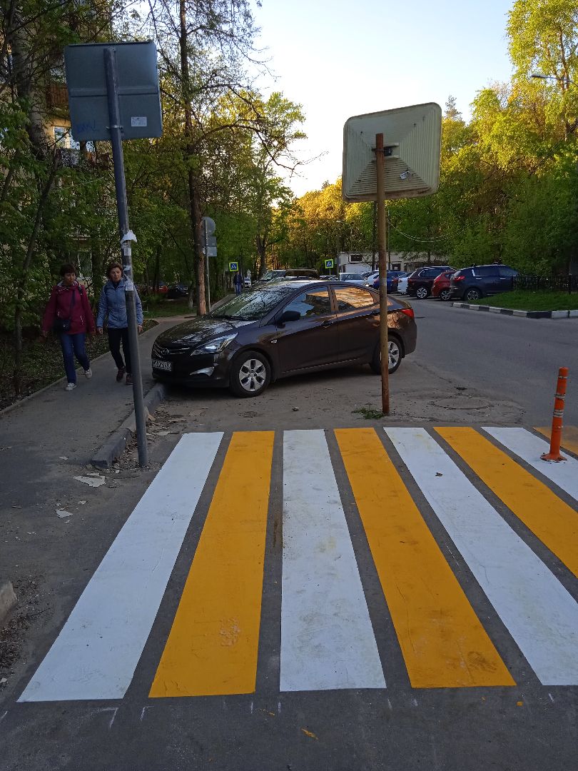 обновление, разметка, Строительная, Жуковский