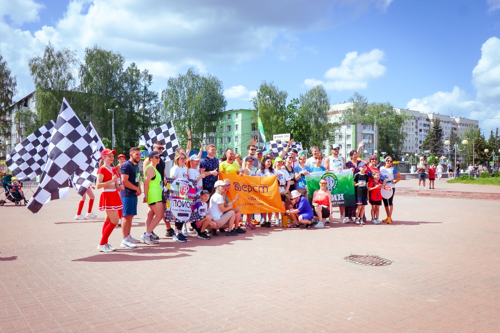 клин, общество, спорт, забег,  лето в подмосковье,