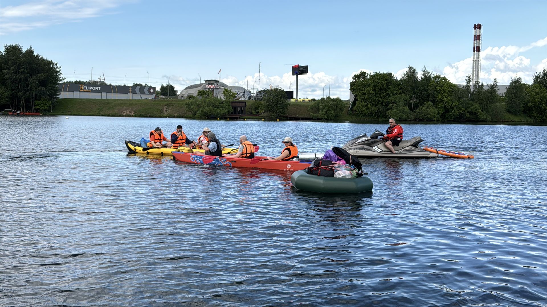 Заплыв на открытой воде, Спасатели Красногорска, ГИМС,