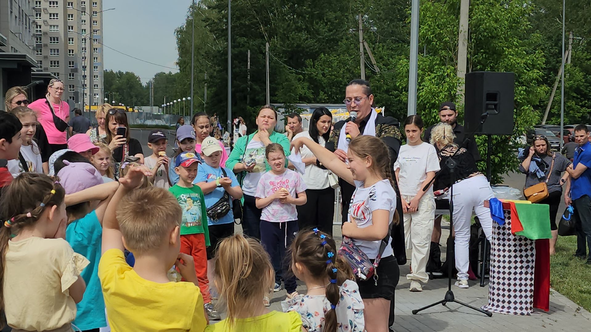 пушкино, вертикалки, день защиты детей, праздник, детский праздник,  во дворе жилых домов, маркет, мастер-класс, концерт, мороженое,управляющая компания,