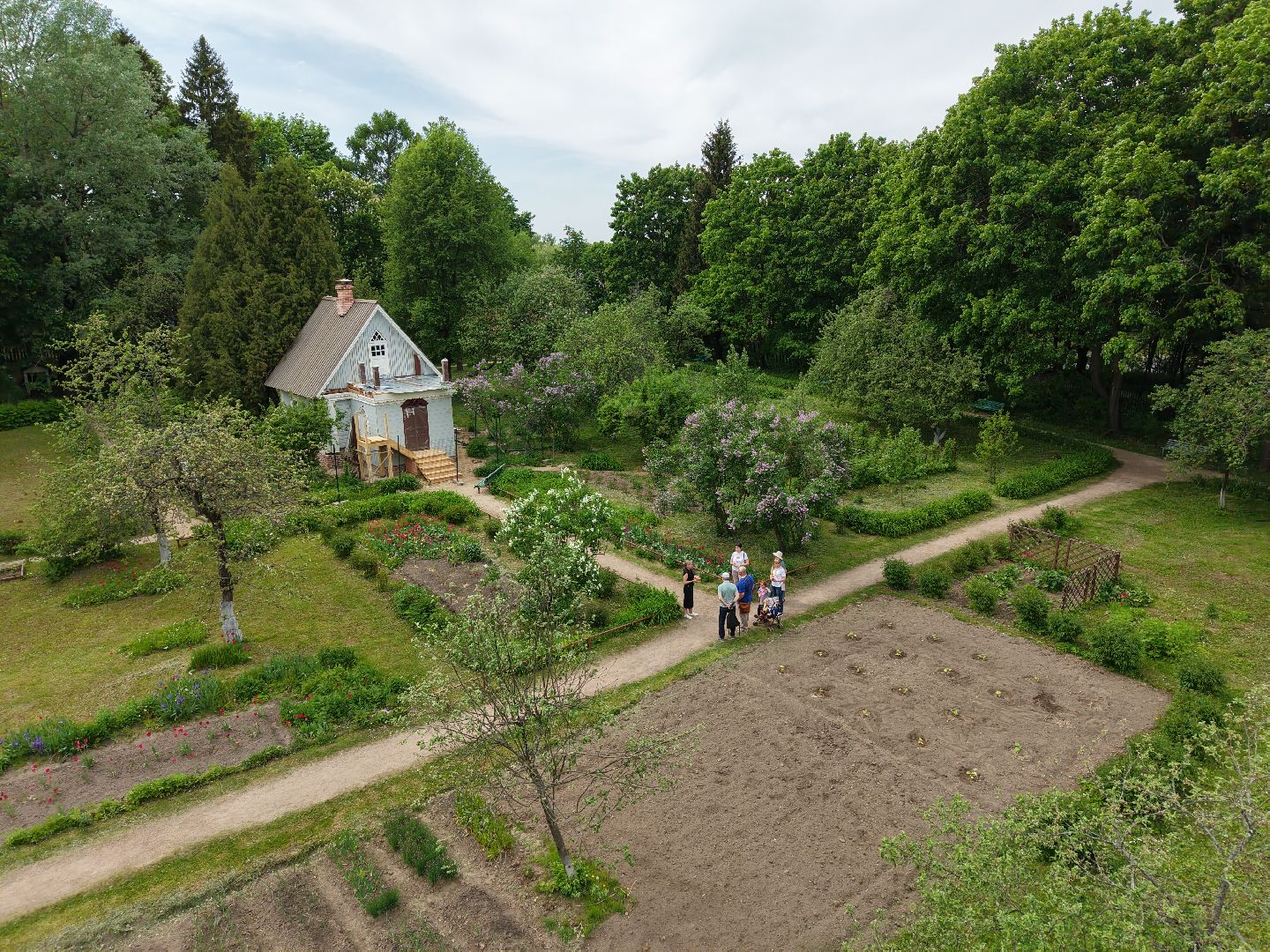 видео с коптера, усадьба мелихово, музей-заповедник в чехове,
