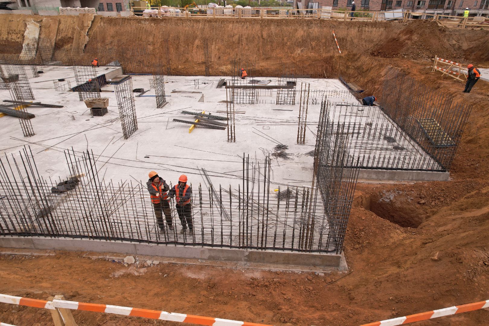 видео с коптера, жк 1-й южный, детский сад в ленинском,