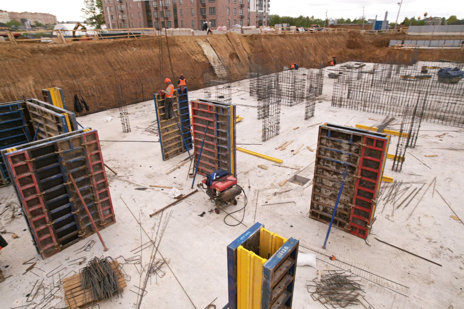видео с коптера, жк 1-й южный, детский сад в ленинском,
