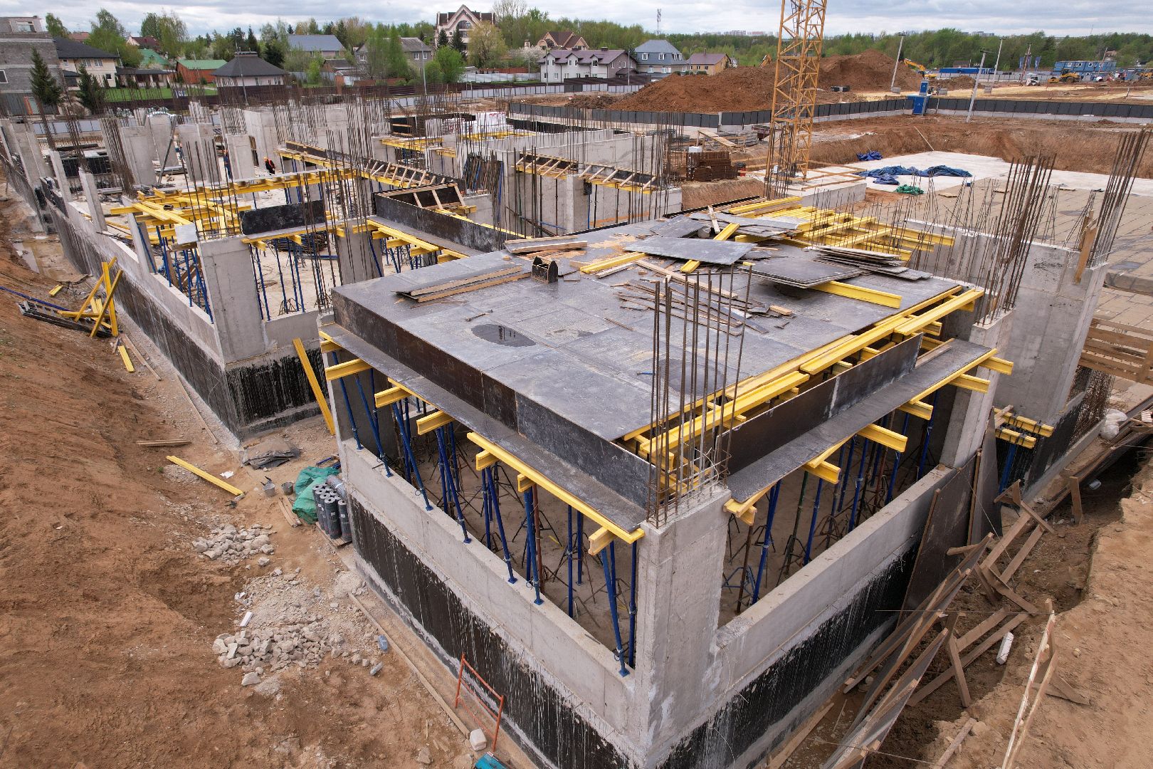 видео с коптера, школа в жк 1-й южный, школа в ленинском,