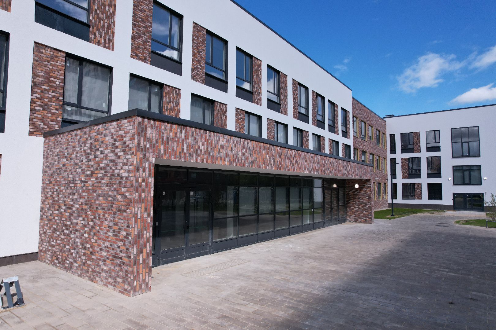 видео с коптера, школа в жк горки парк, школа в ленинском,