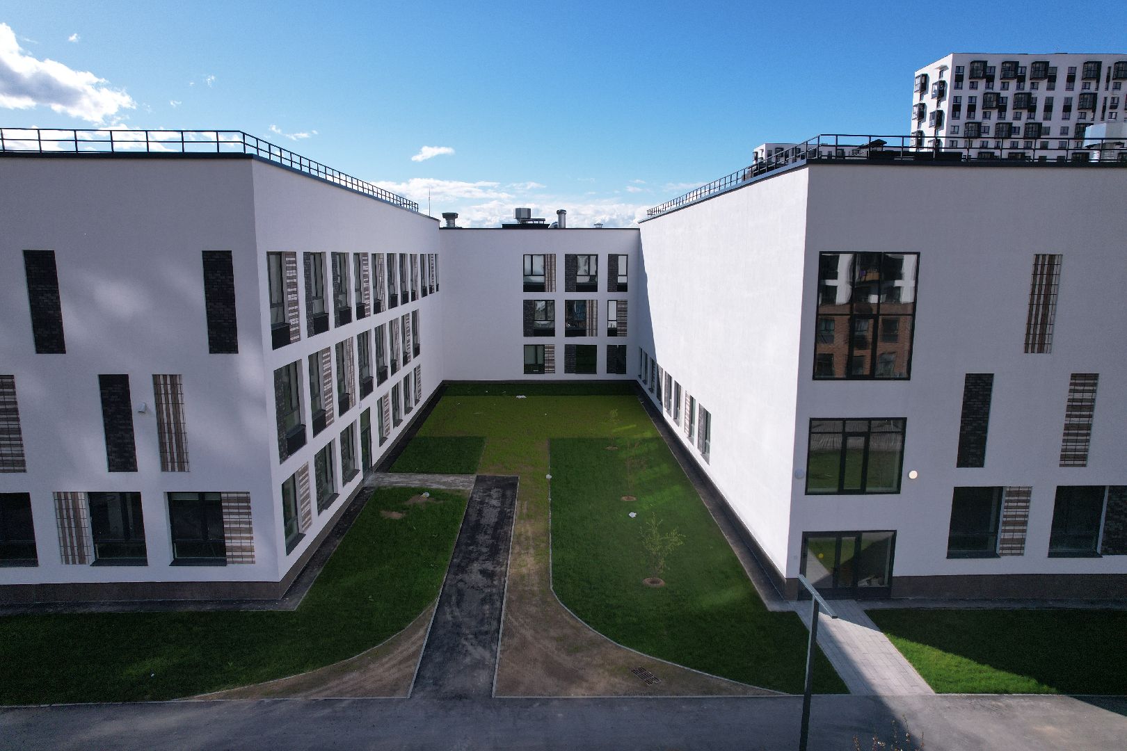 видео с коптера, школа в жк пригород лесное, школа в ленинском,