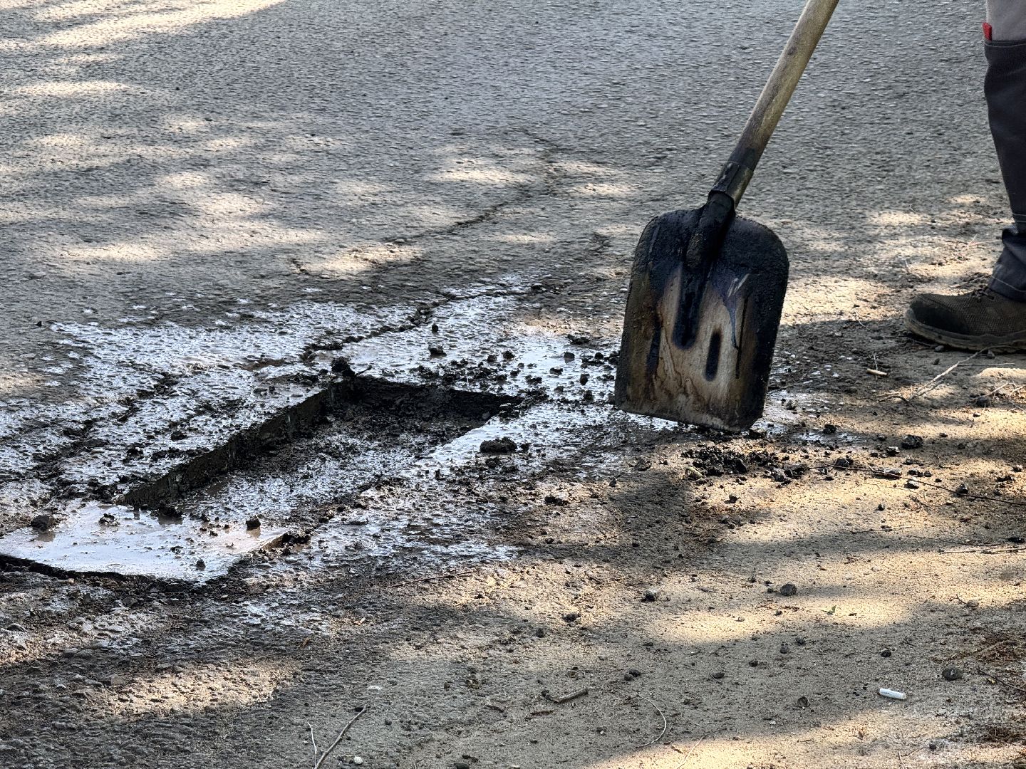 шаховская, ямочный ремон, ямочный ремонт дорог, горячий асфальт,