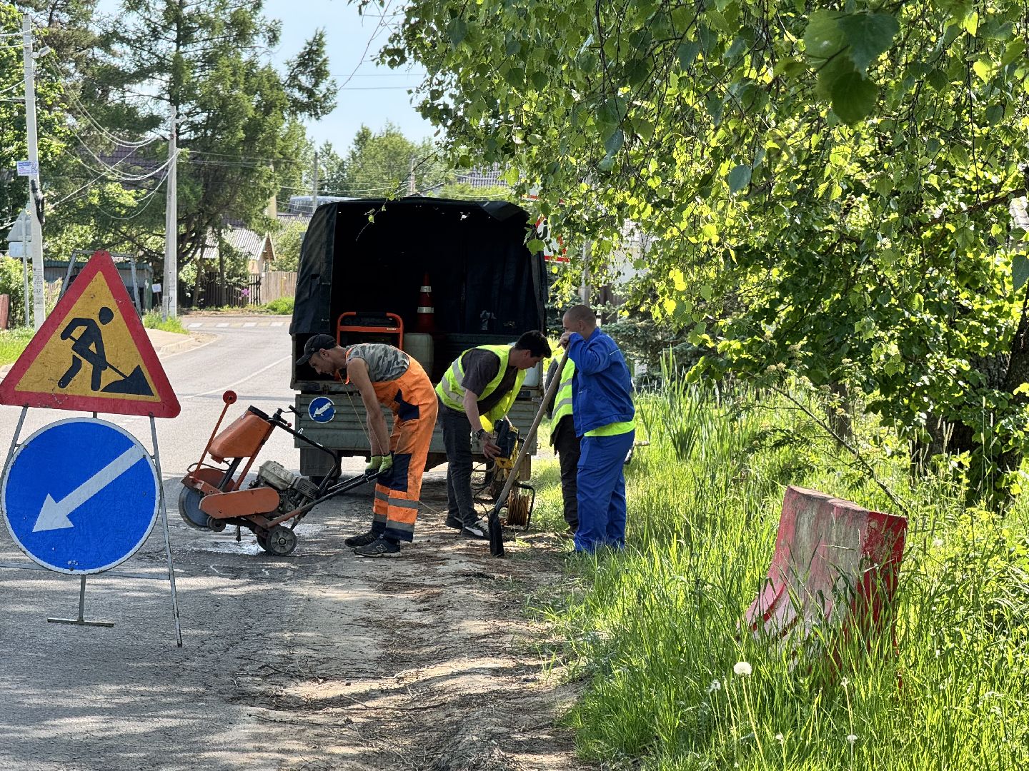 шаховская, ямочный ремон, ямочный ремонт дорог, горячий асфальт,