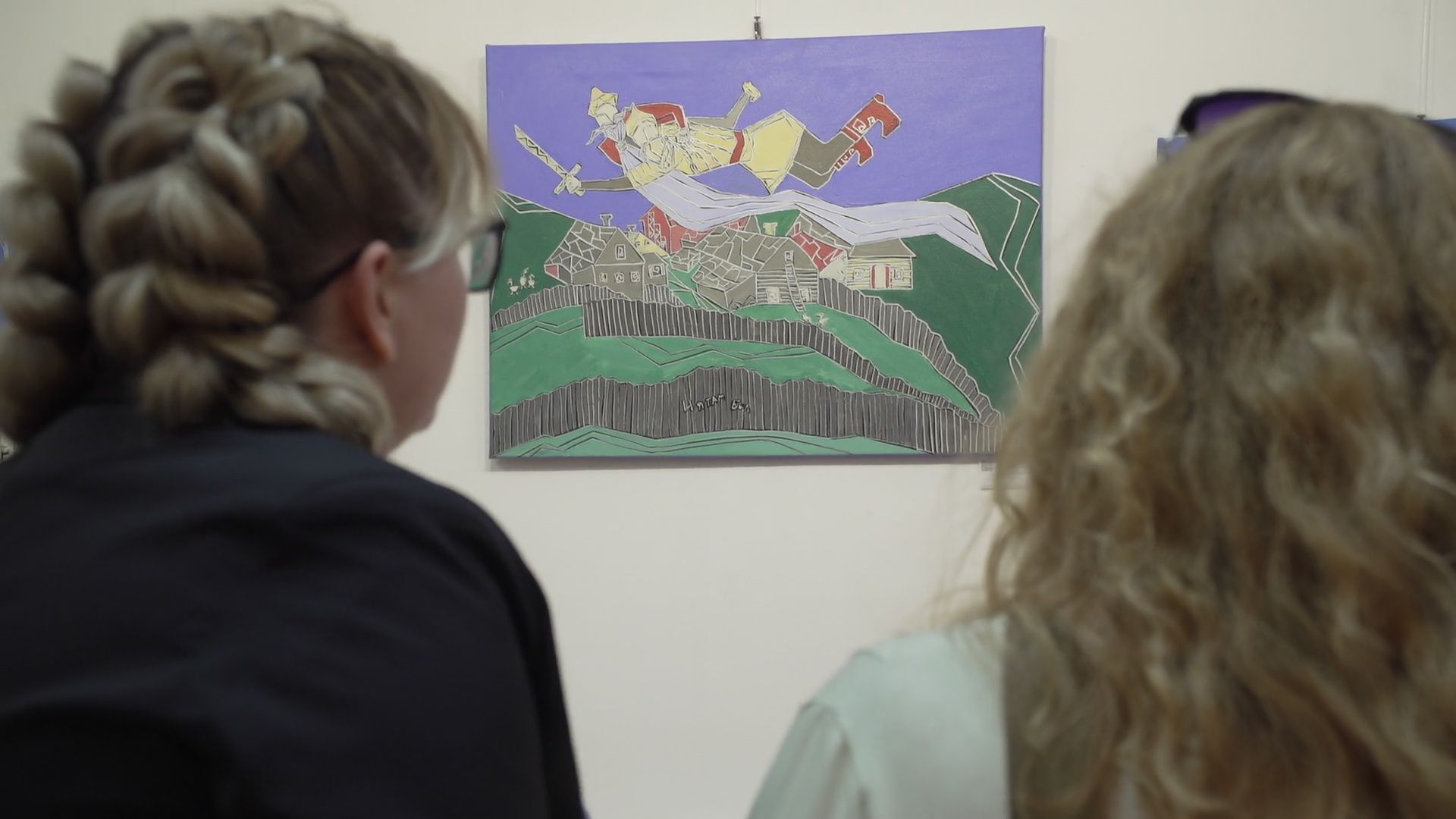 реутов,  культура, выставка, Лена Лангер, Там русский дух,  Сказки Пушкина,