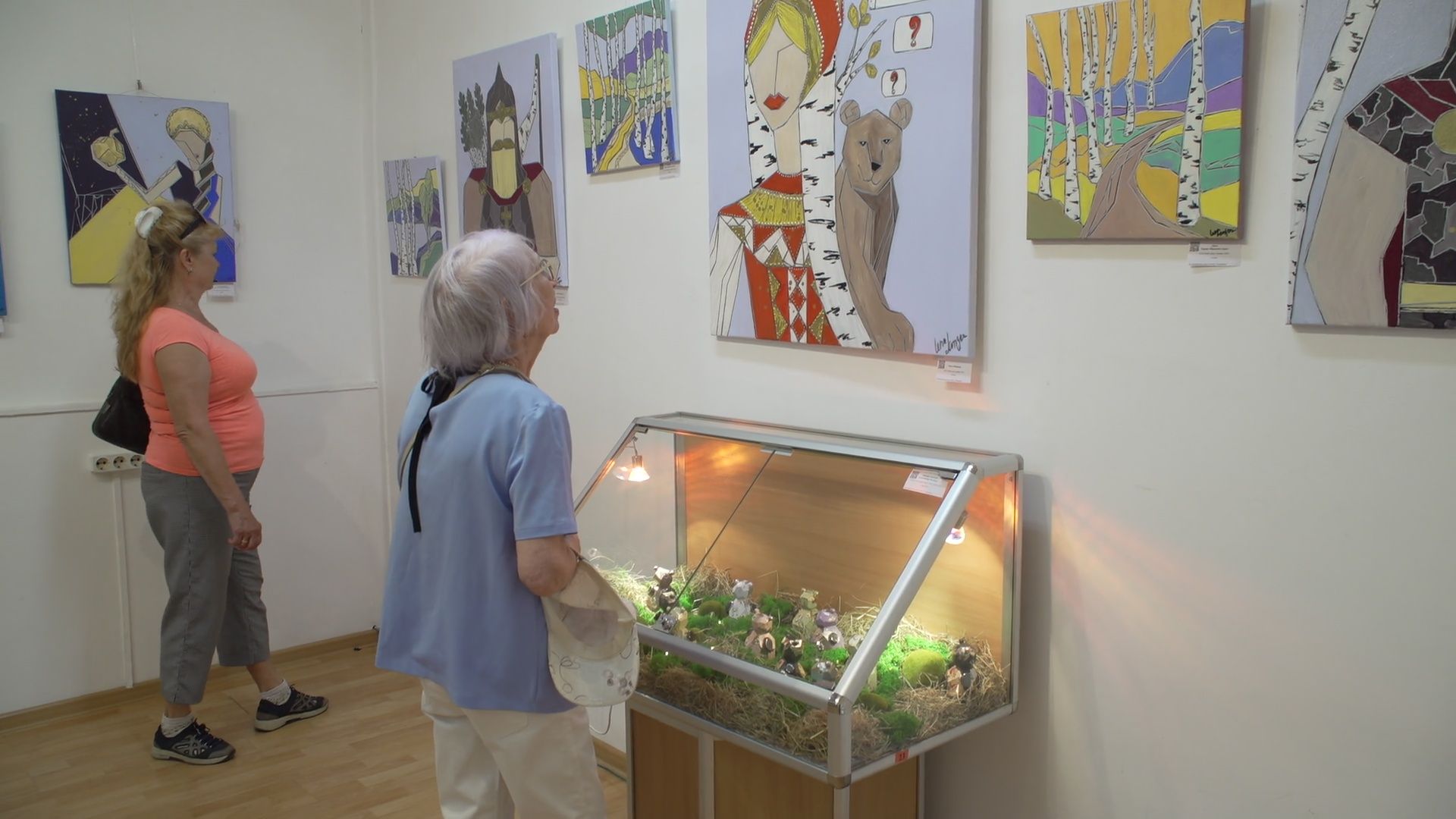 реутов,  культура, выставка, Лена Лангер, Там русский дух,  Сказки Пушкина,