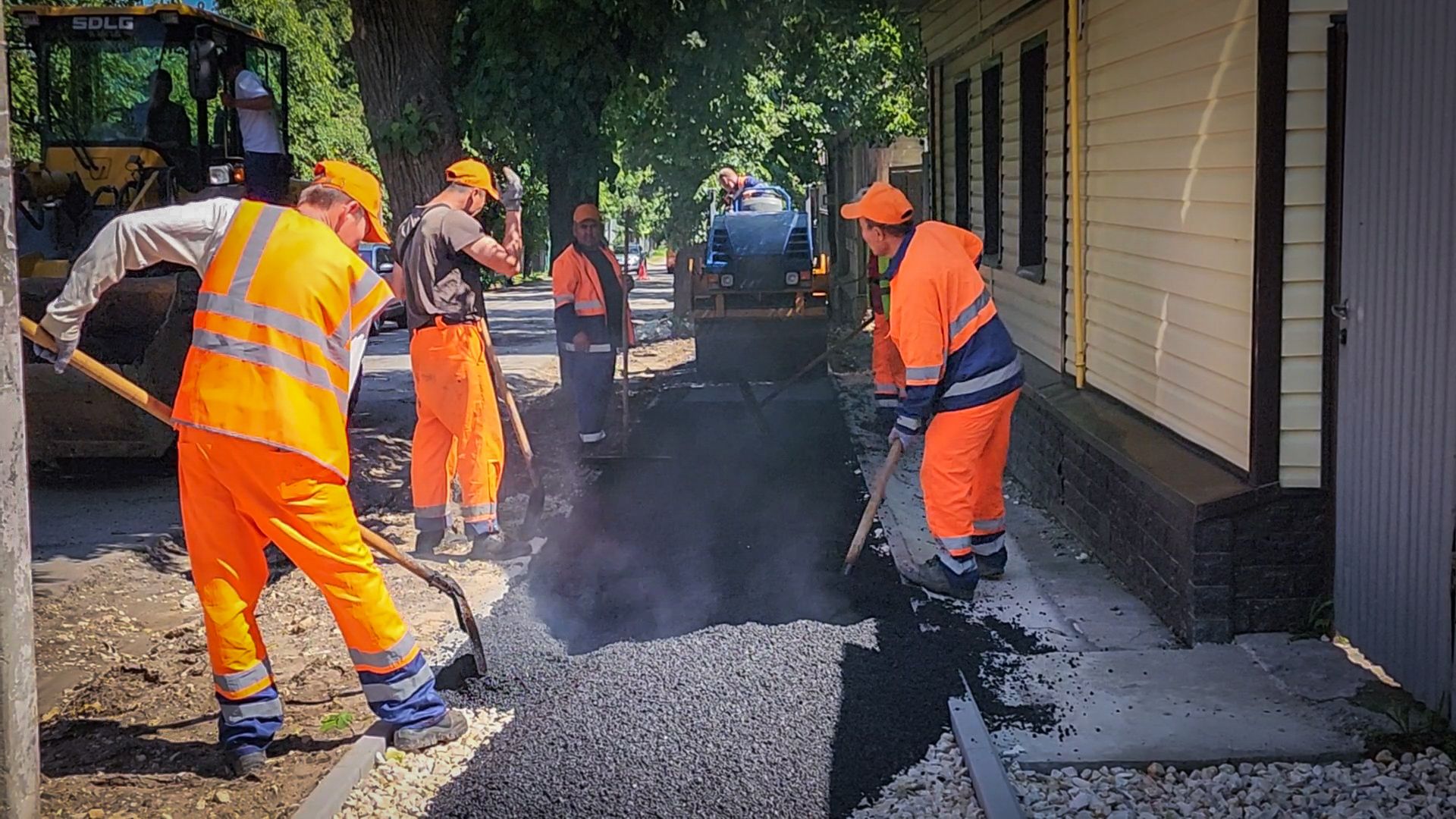 бронницы, ремонт дороги, ремонт тротуара в каширском переулке,