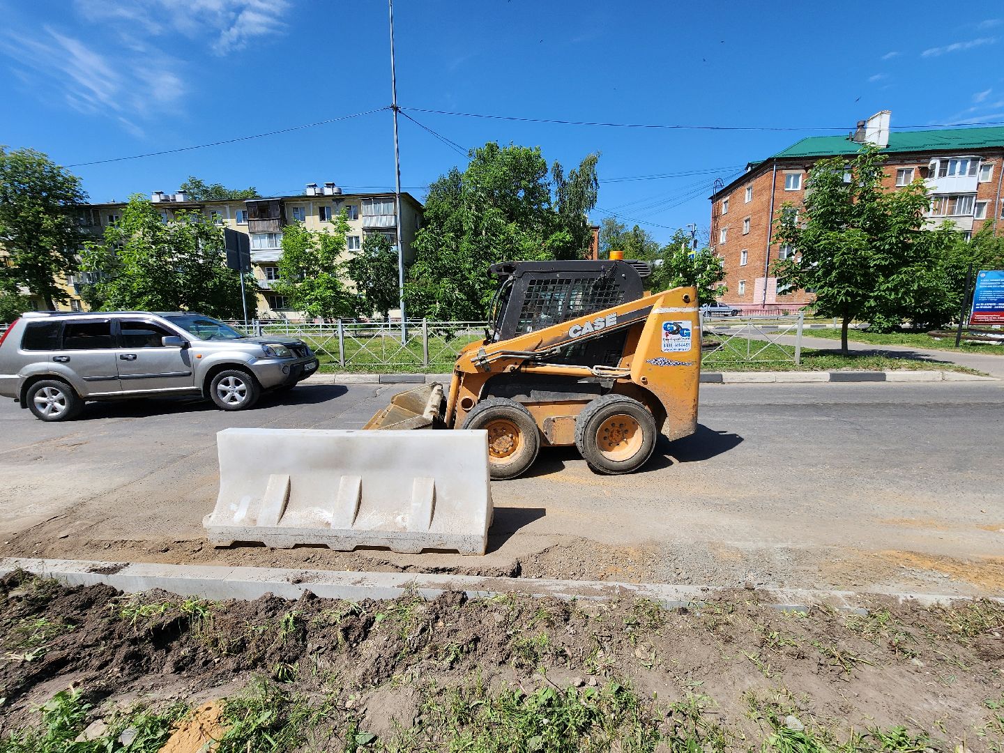 чехов, улица молодежная, ремонт дороги, дорожный ремонт, укладка бордюра, замена покрытия, благоустройство, госпрограмма московской области, развитие дорожного комплекса,