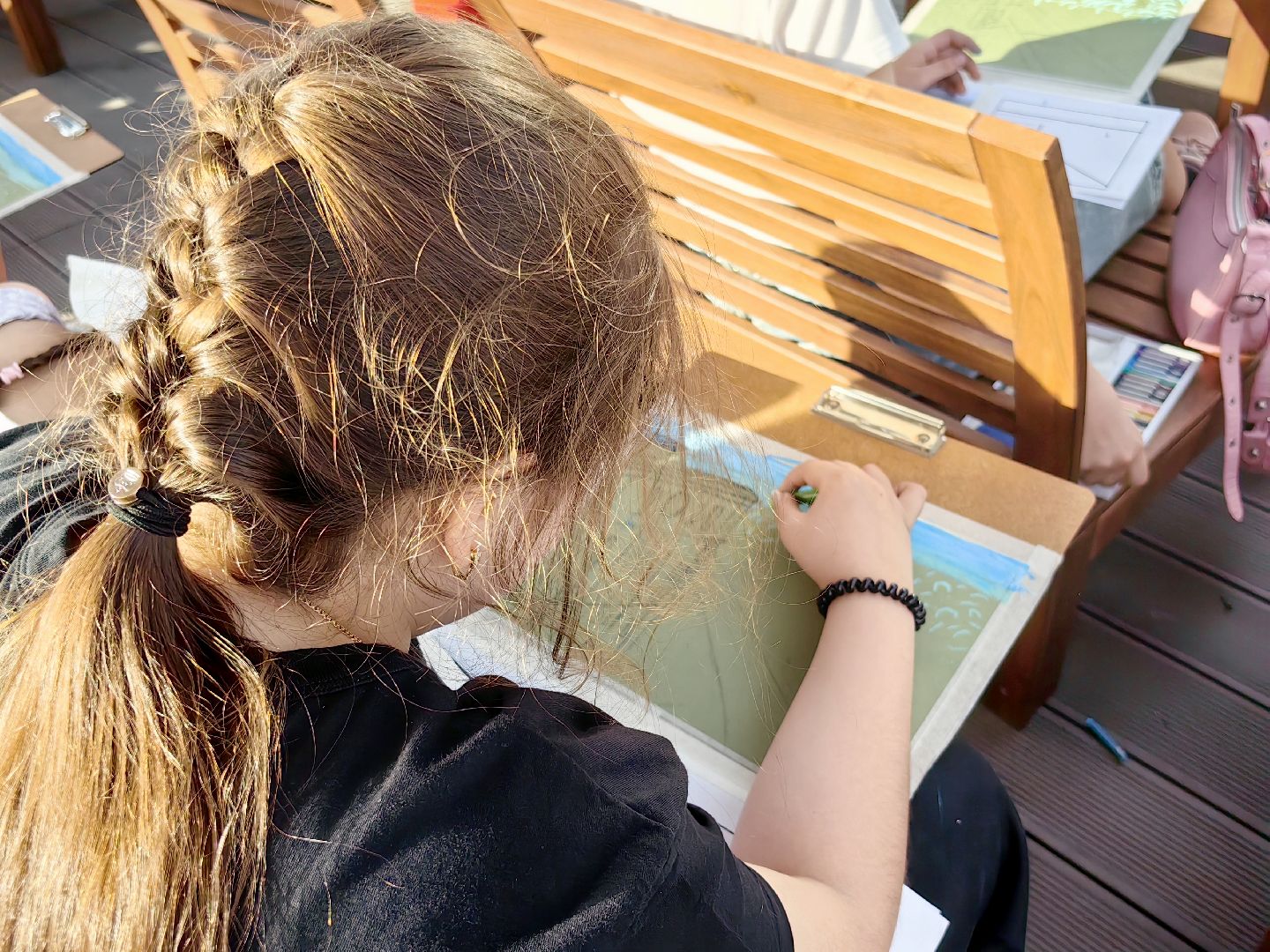 мастер-класс, рисунок, панорама, дом, соседи,