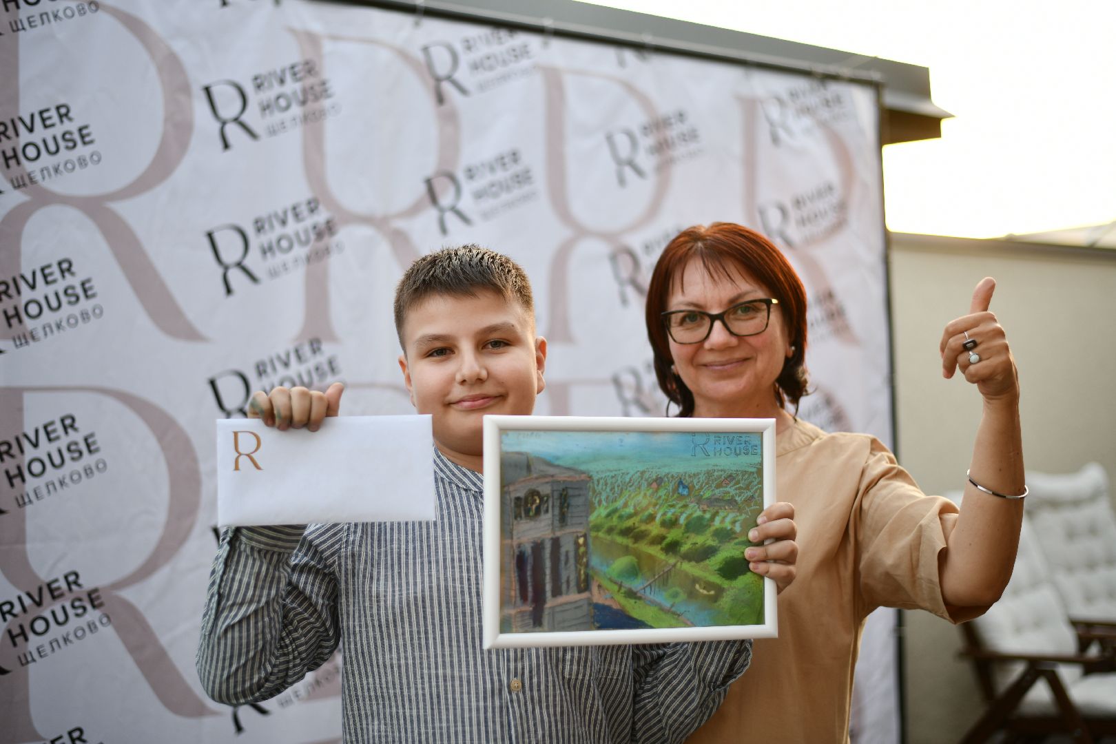 мастер-класс, рисунок, панорама, дом, соседи,