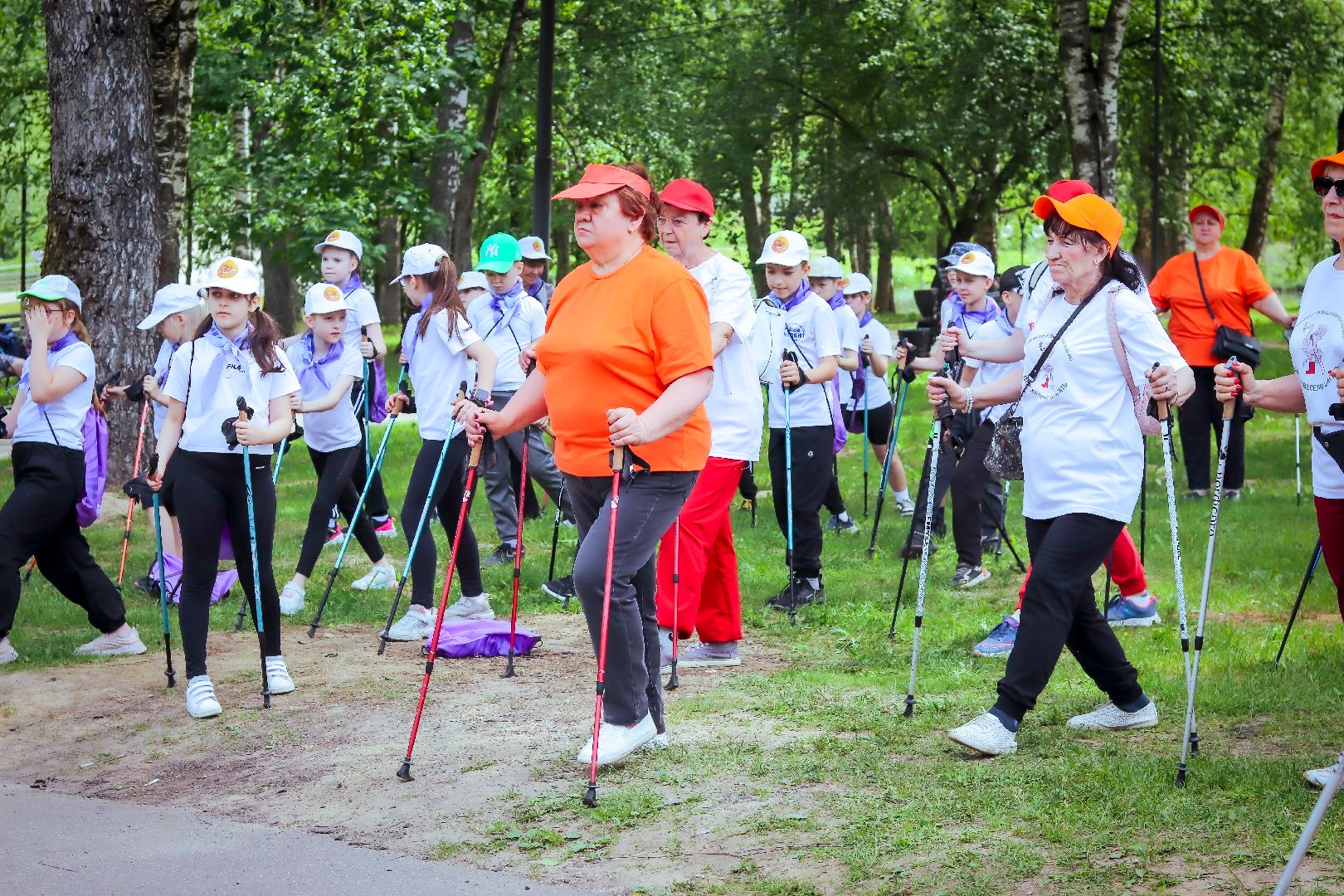 клин, общество, активное долголетие, скандинавская ходьба,