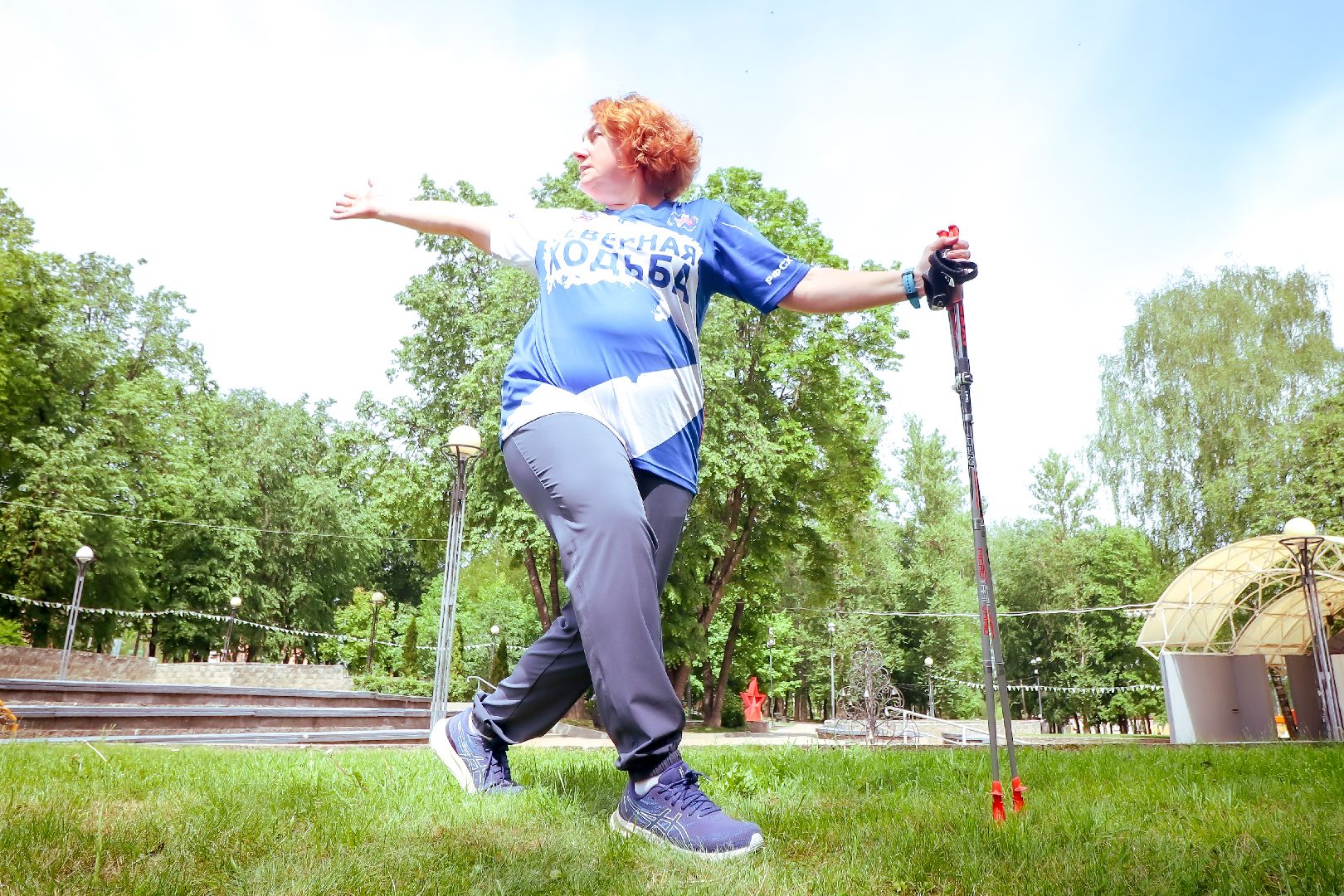 клин, общество, активное долголетие, скандинавская ходьба,