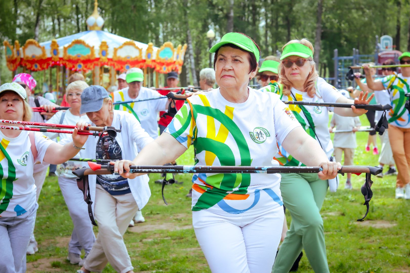 клин, общество, активное долголетие, скандинавская ходьба,