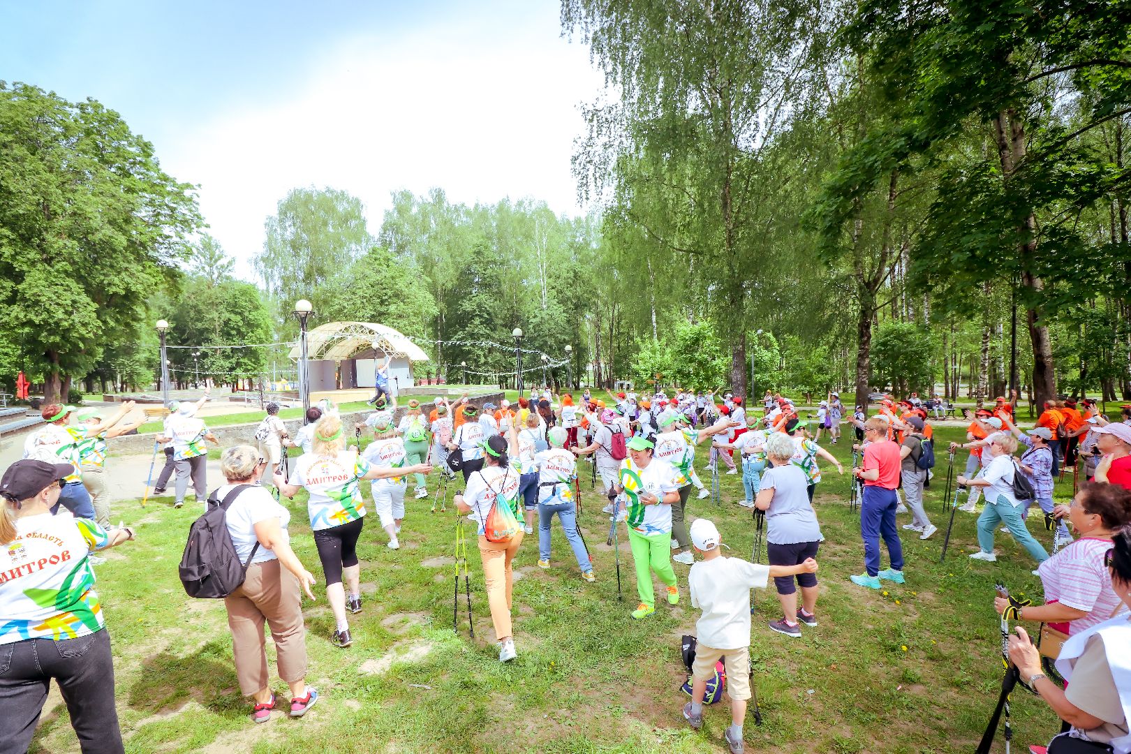 клин, общество, активное долголетие, скандинавская ходьба,