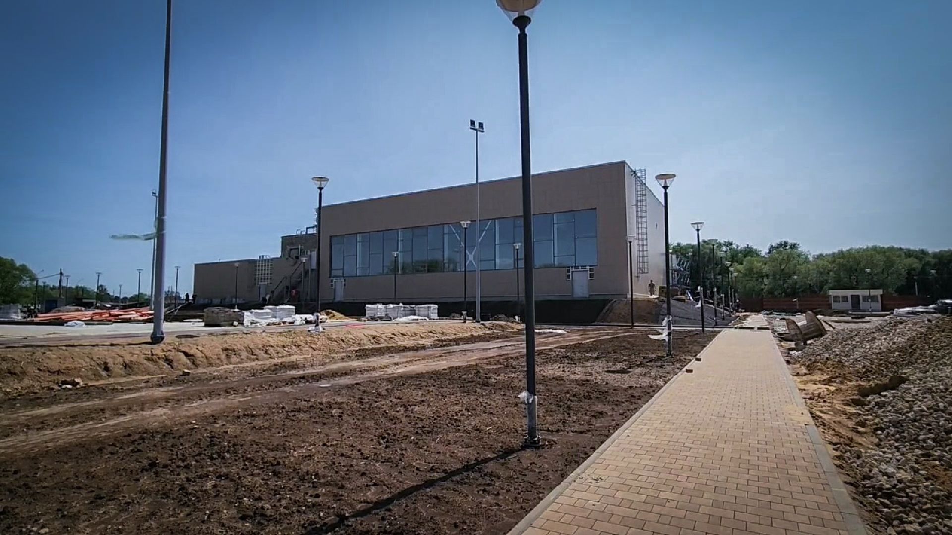 бронницы , строительство физкультурно-оздоровительного комплекса в Бронницах , строительство в бронницах, эллинг ,