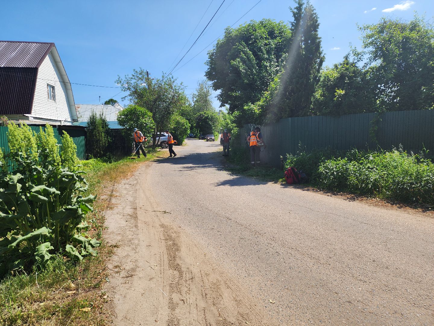 Зарайск, Благоустройство, Чистый город, Покос травы,