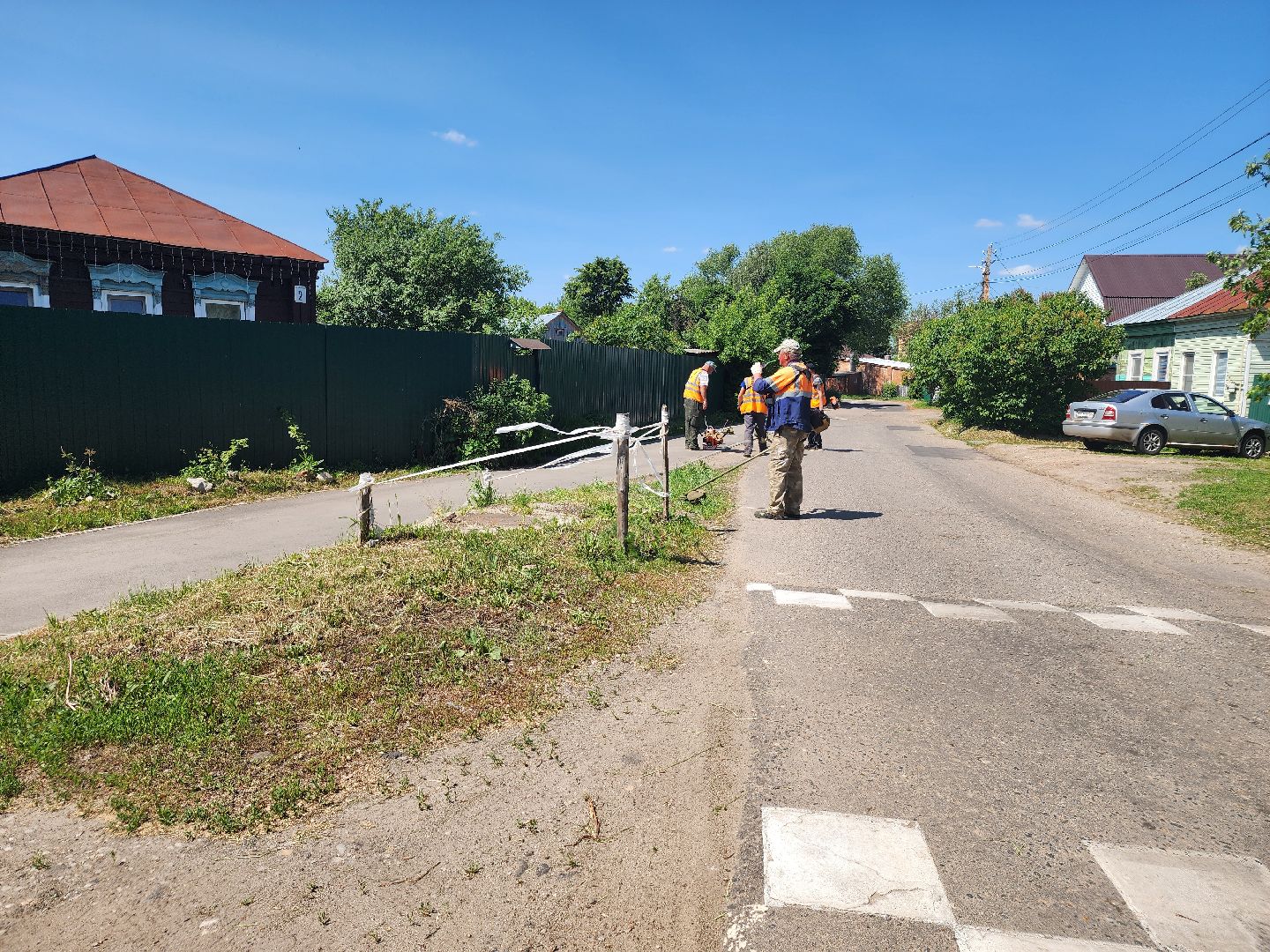 Зарайск, Благоустройство, Чистый город, Покос травы,