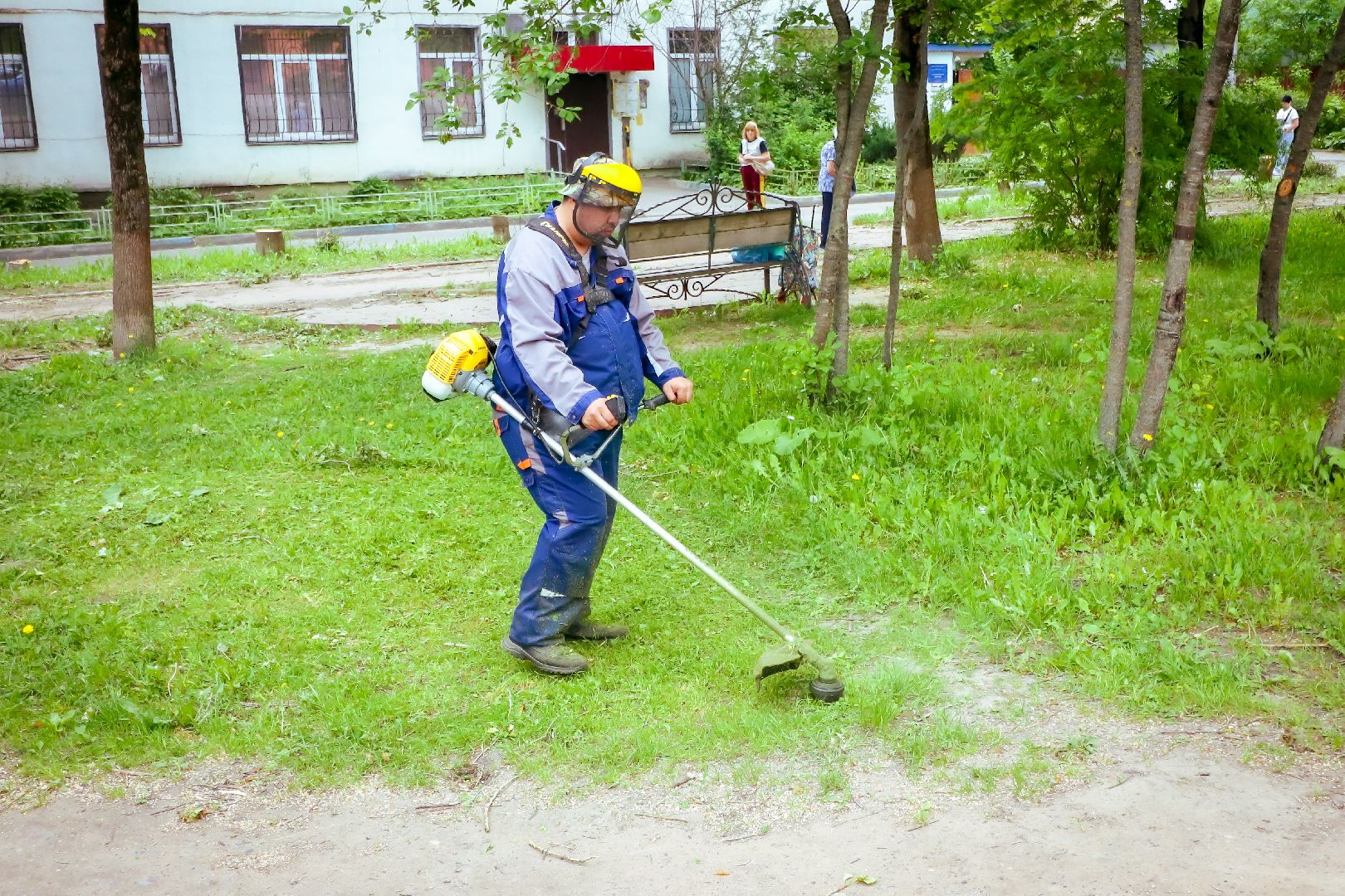 клин, жкх, благоустройство, покос травы,