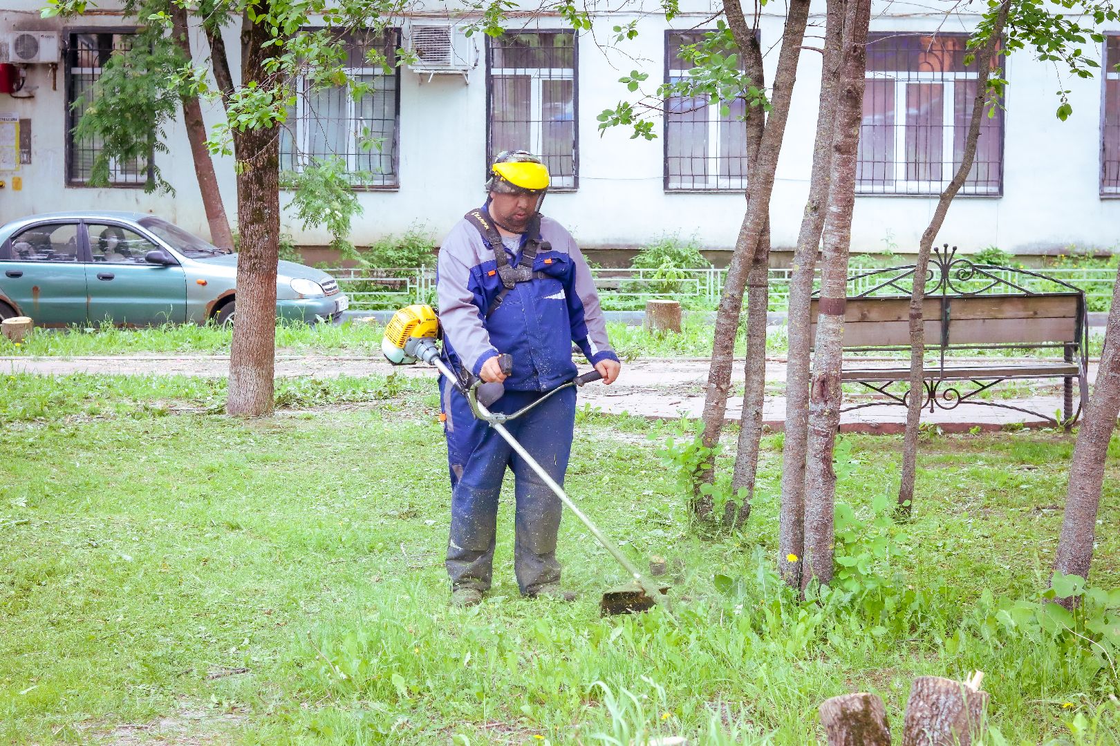 клин, жкх, благоустройство, покос травы,