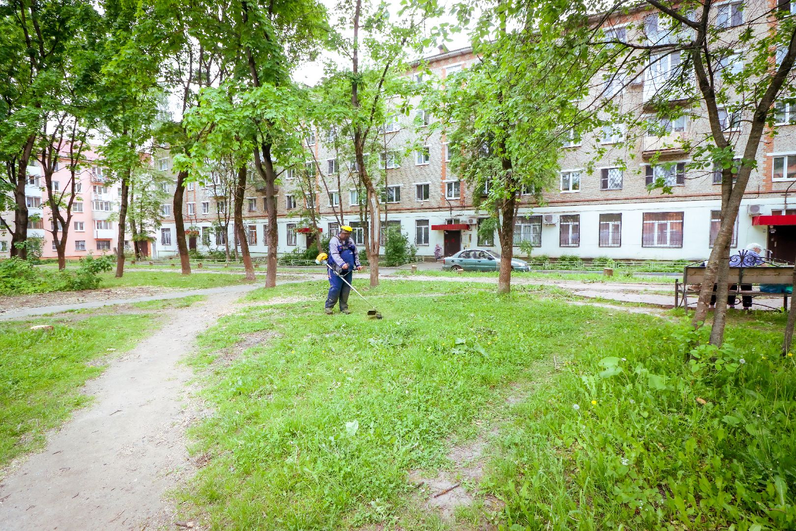 клин, жкх, благоустройство, покос травы,