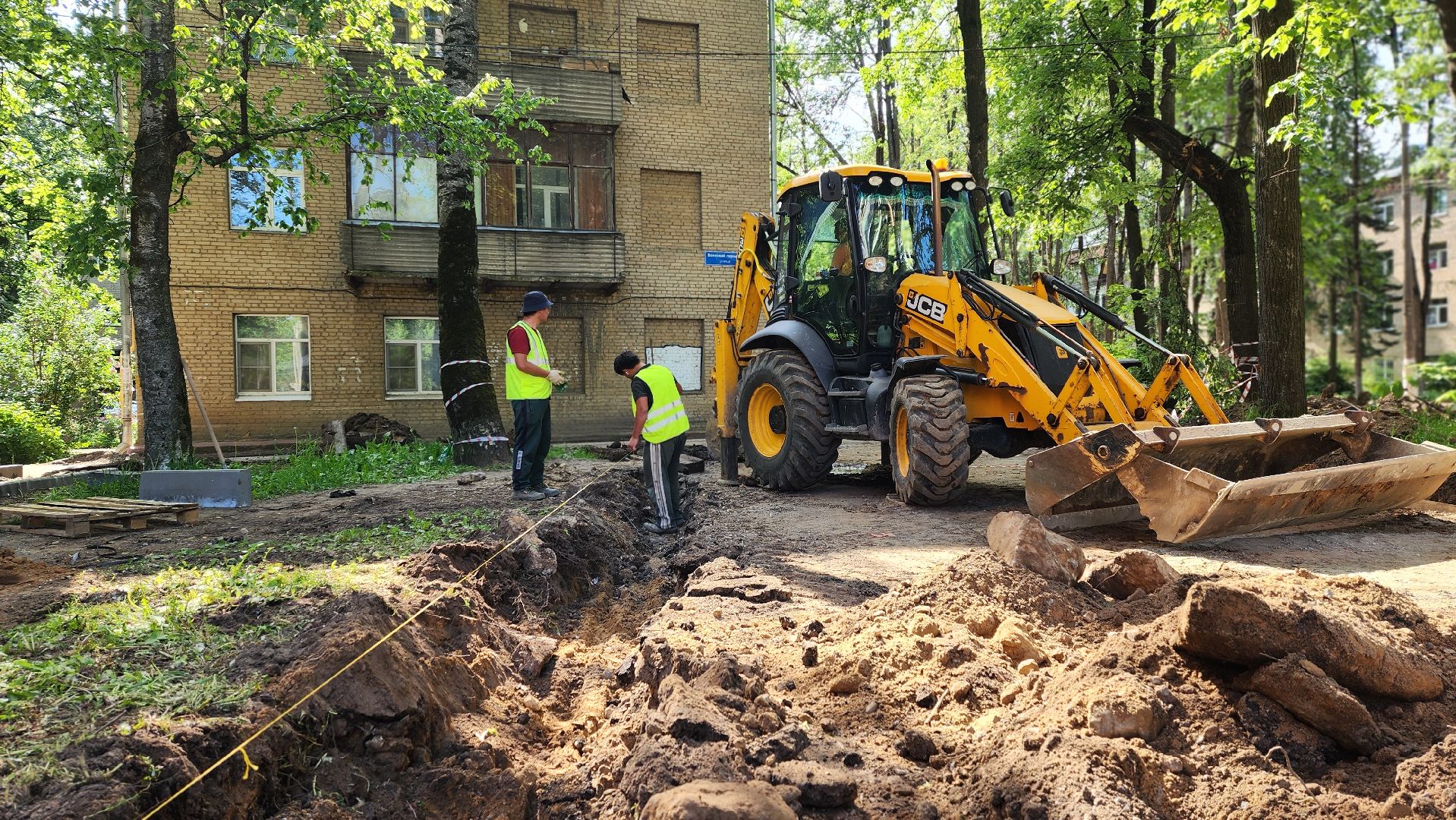 солнечногорск, микрорайон выстрел, благоустройство, капремонт теплосети,