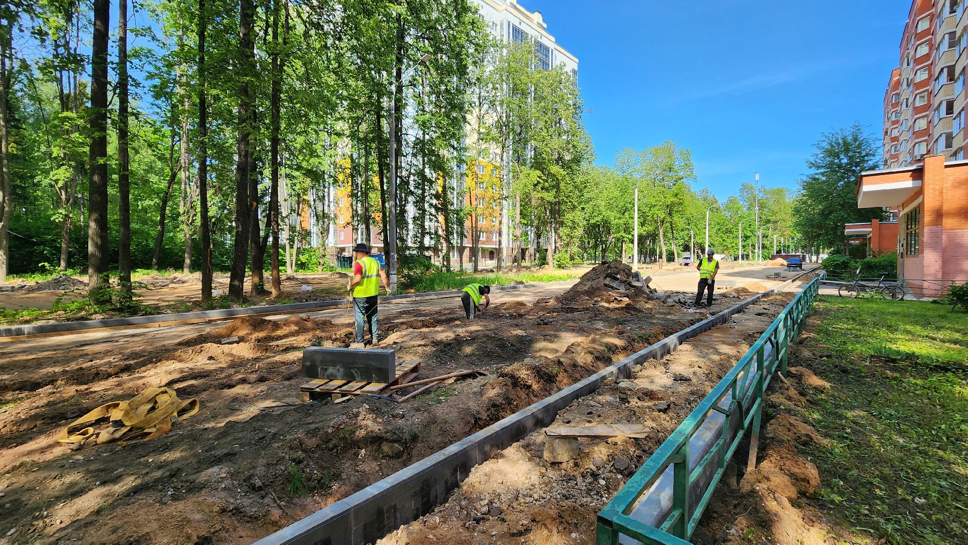 солнечногорск, микрорайон выстрел, благоустройство, капремонт теплосети,