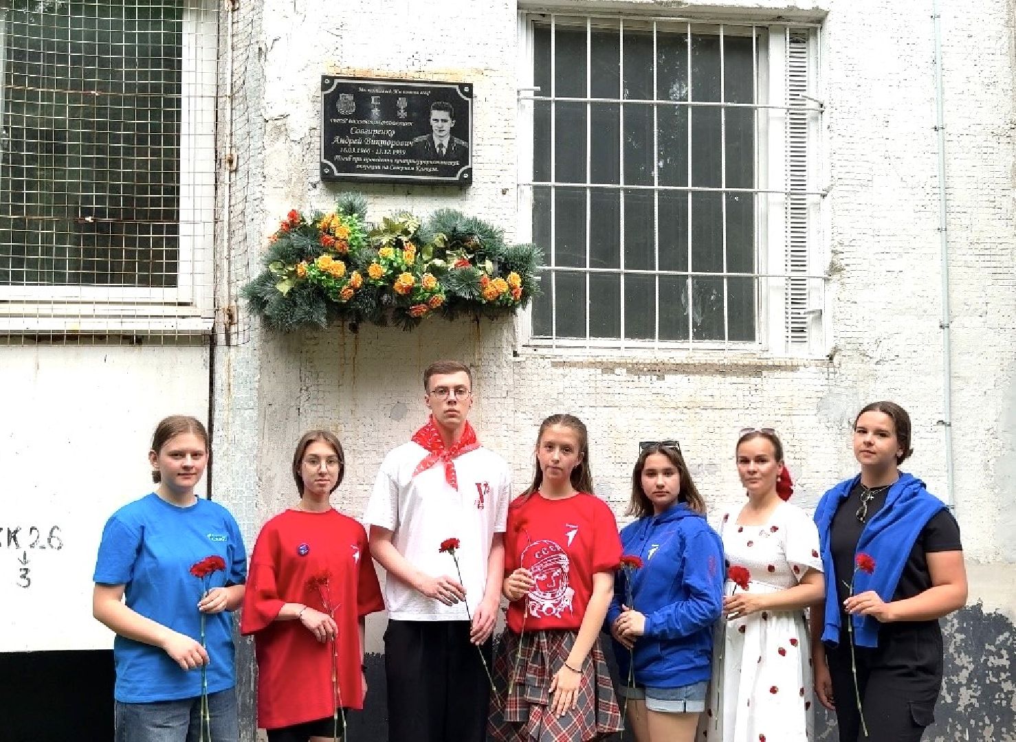 герой РФ, летчик, бюст, аллея, движение первых, именами героев,