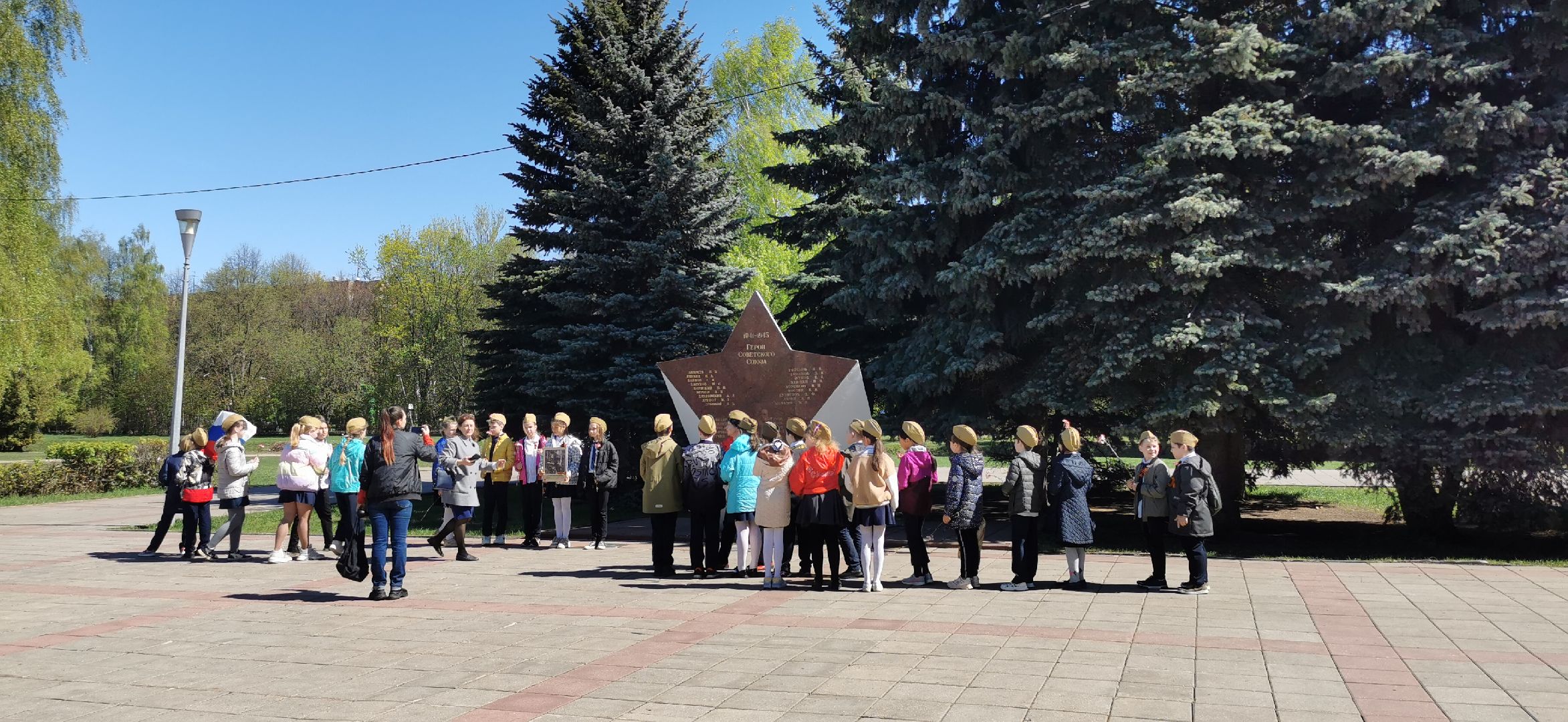 день победы, школьники,