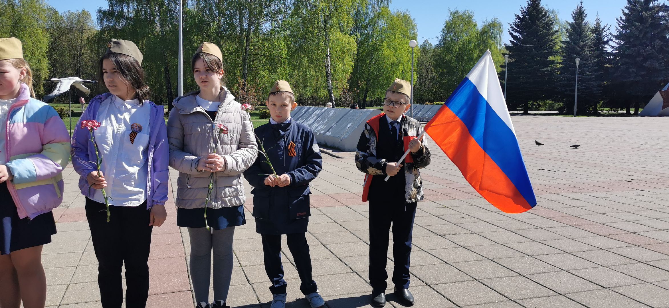 день победы, школьники,