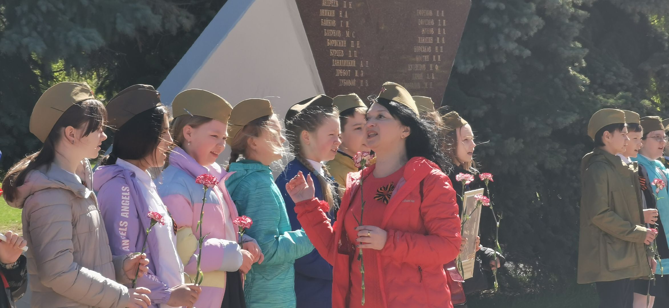 день победы, школьники,