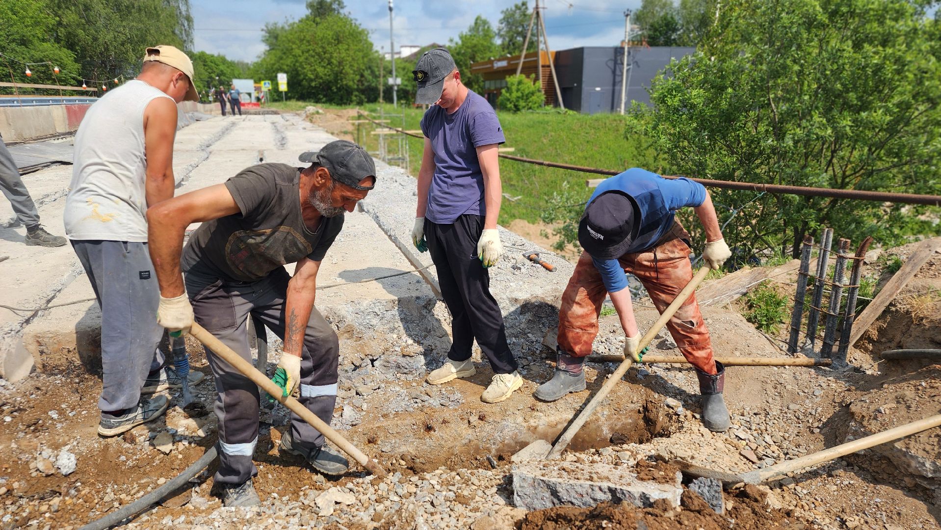 ремонт путепровода, волоколамск,