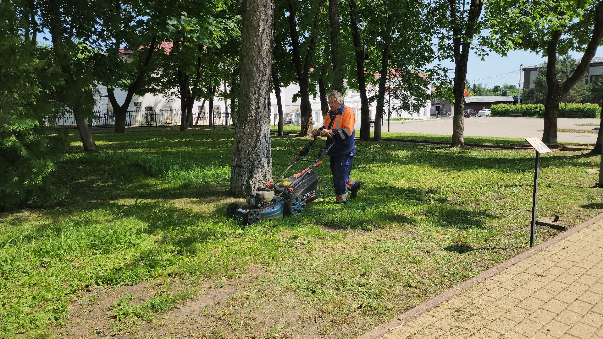 руза, площадь партизан, благоустройство,