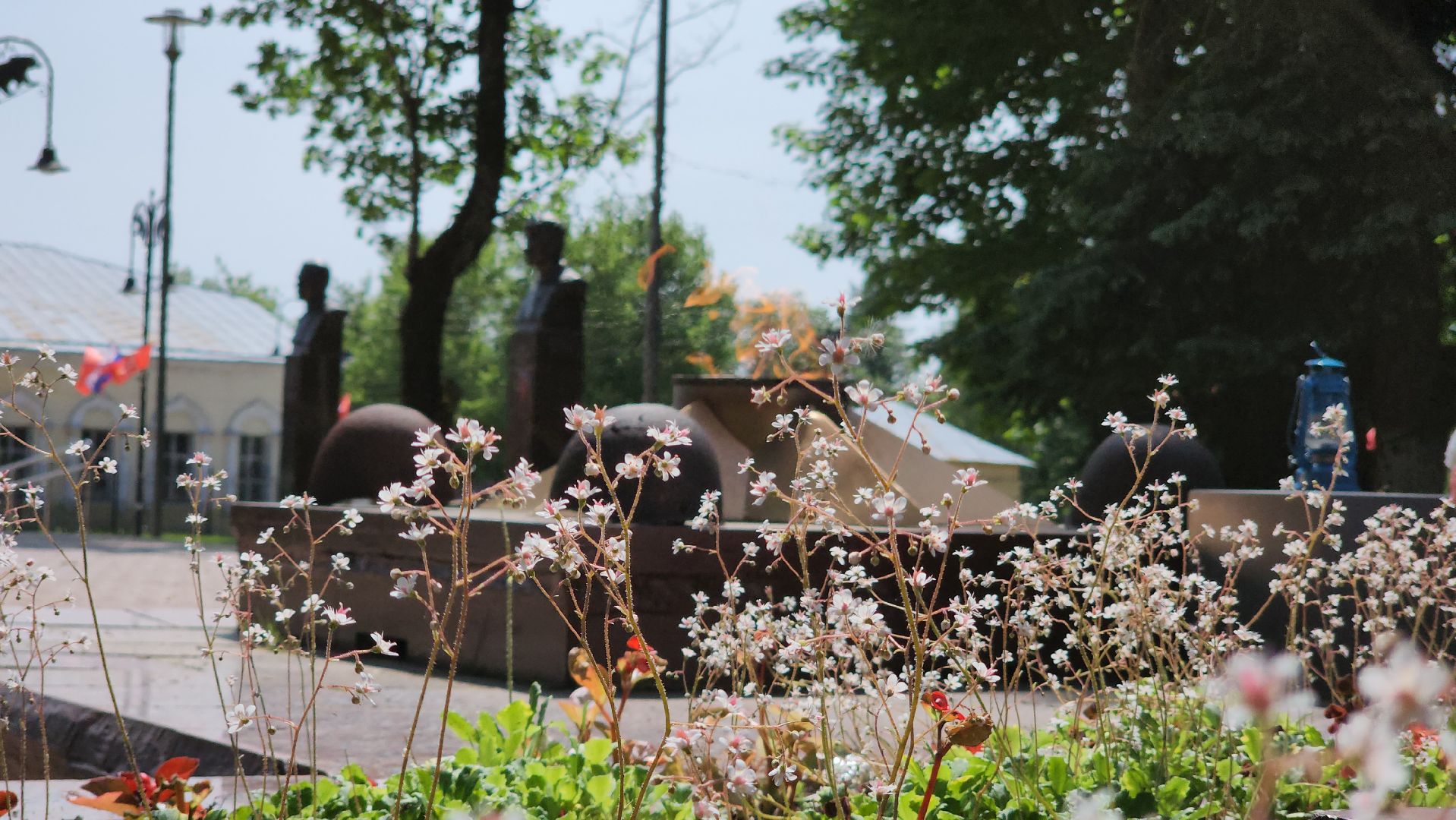 руза, площадь партизан, благоустройство,