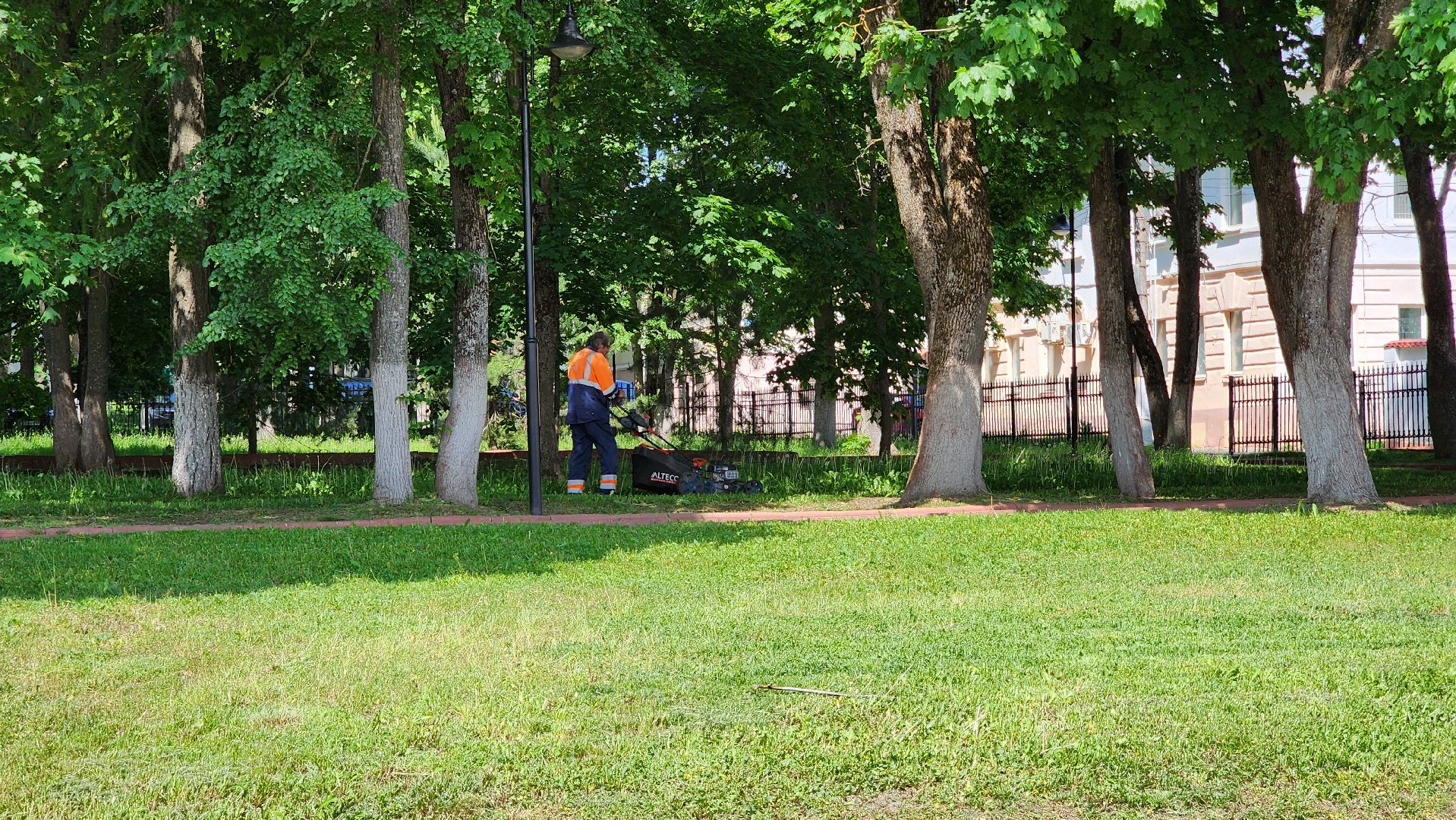 руза, площадь партизан, благоустройство,